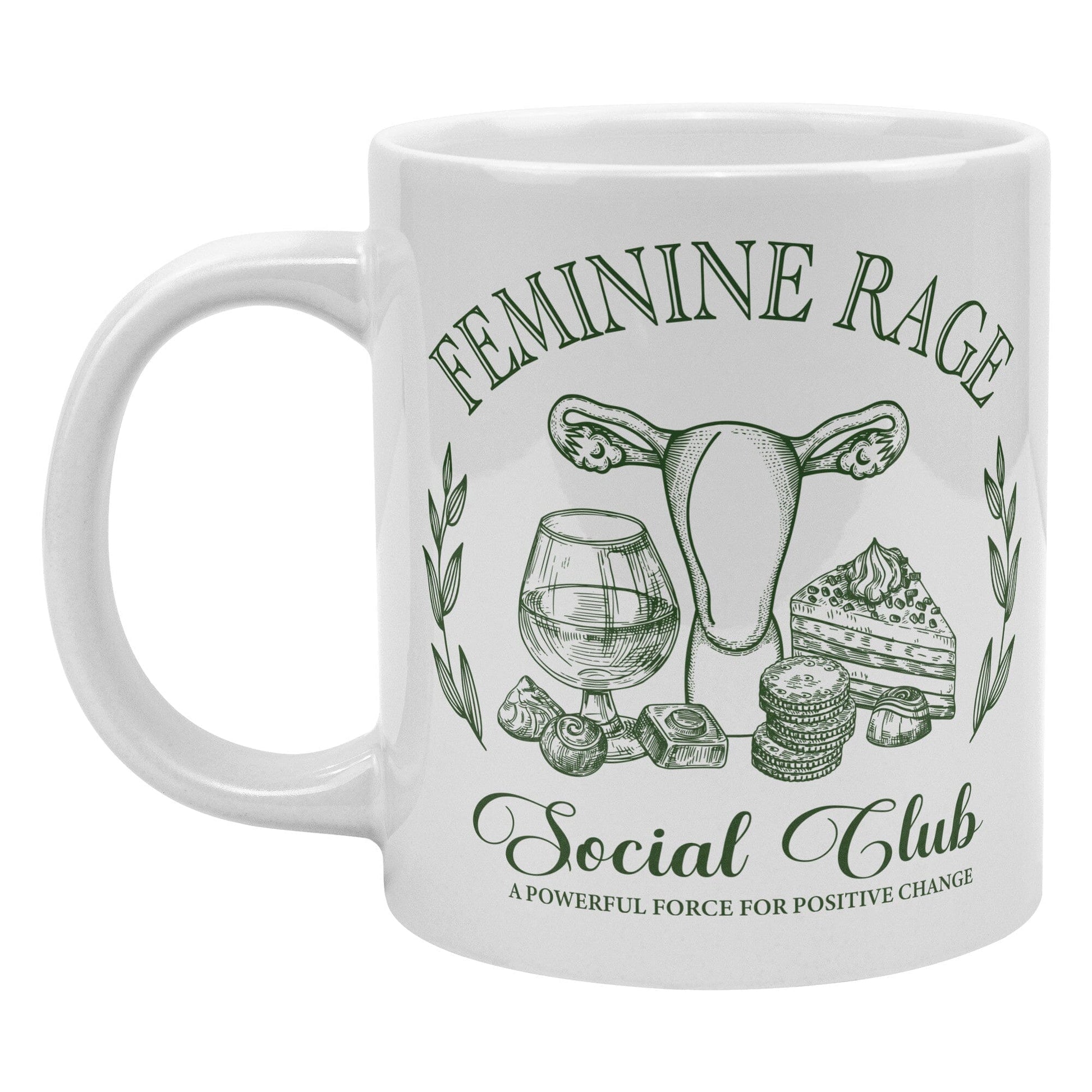 Feminine Rage Social Club ~ Coffee Mugs Coffee Mugs teelaunch