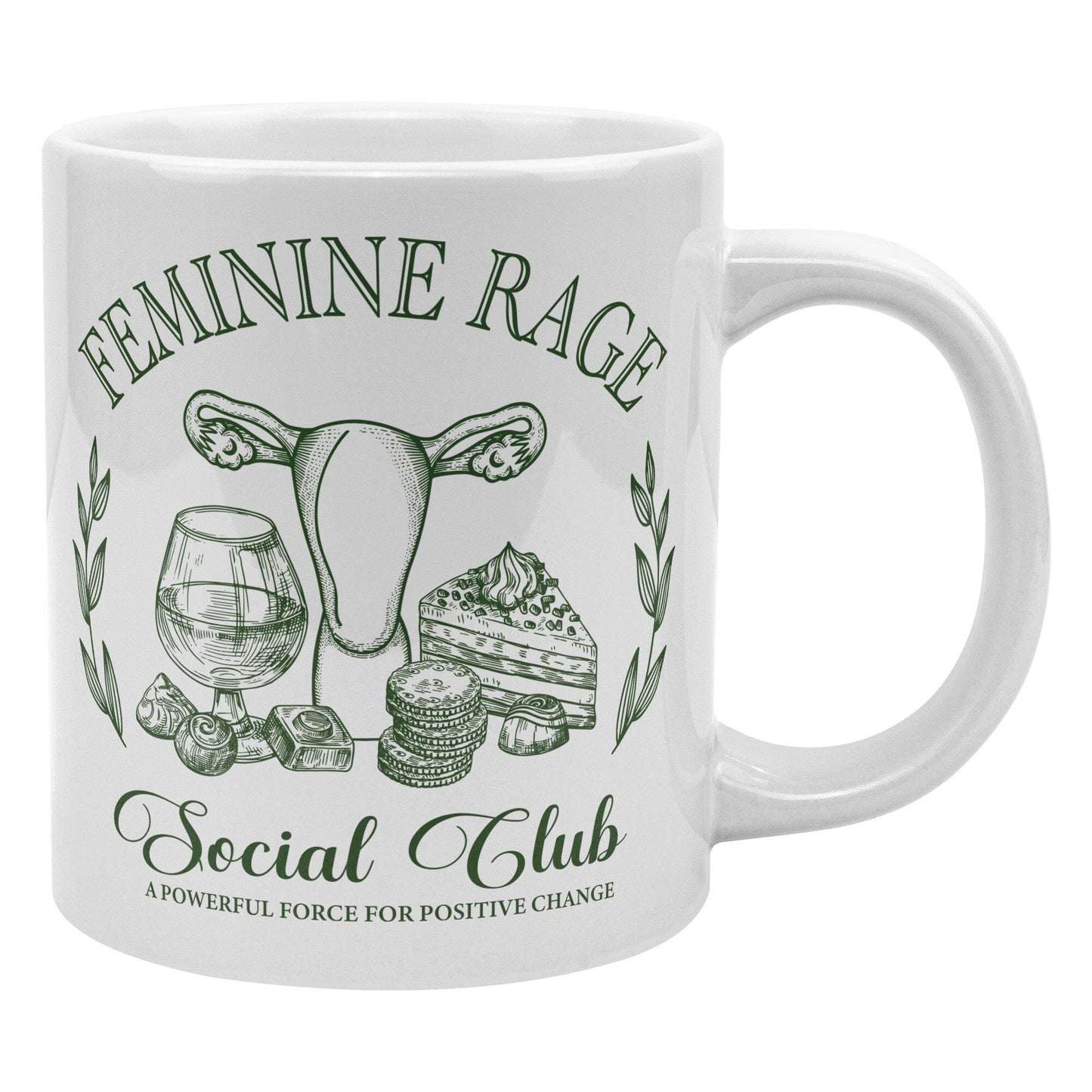 Feminine Rage Social Club ~ Coffee Mugs Coffee Mugs teelaunch