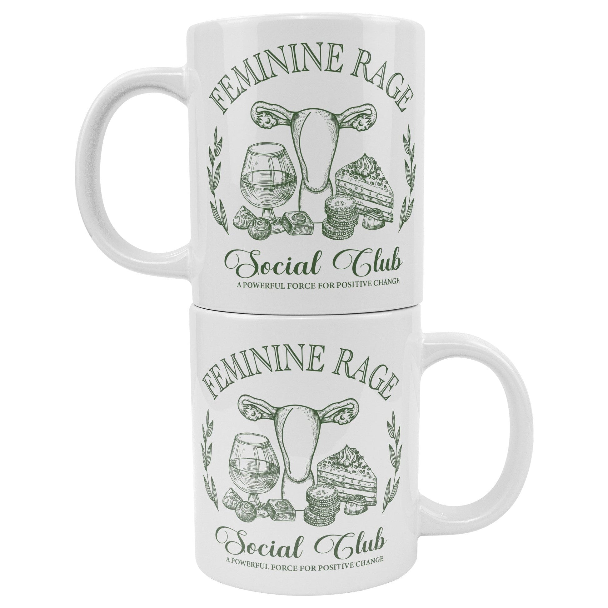 Feminine Rage Social Club ~ Coffee Mugs Coffee Mugs teelaunch