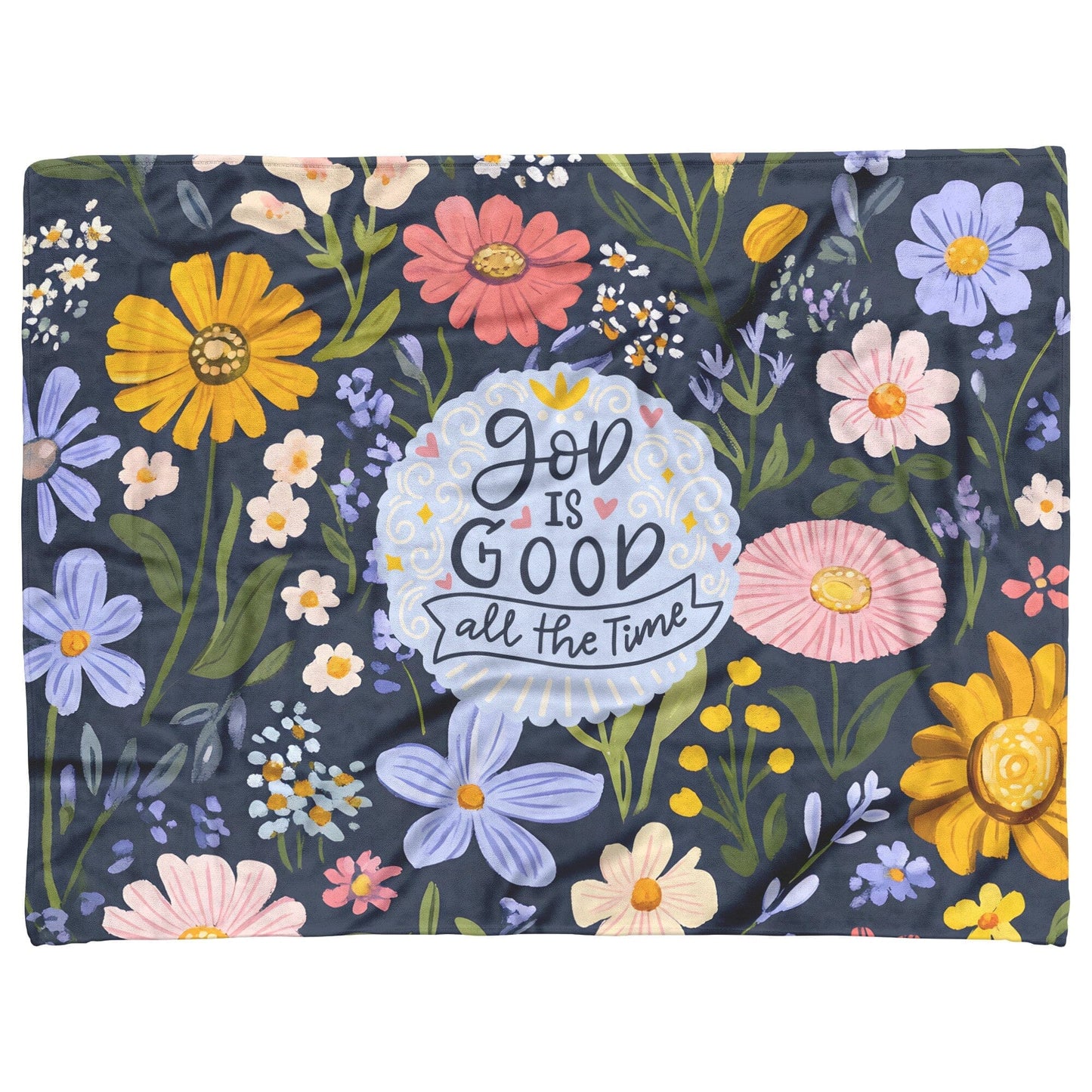 Christian Gifts: God Is Good Woven Scripture Blanket ~ Couch Throw, Bible Verses Fleece Blankets Blankets teelaunch