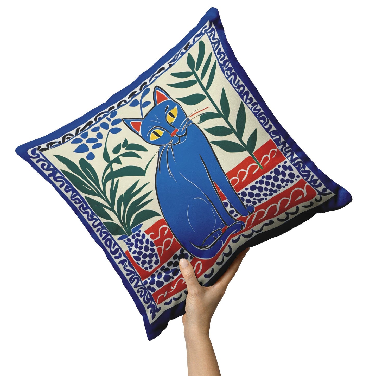 Henri Catisse Cat Pillow | Cat Throw Pillow | Cat Dad Gift | Cat Shirt | Cat Lover Gift | Henri Matisse Art Home Goods teelaunch