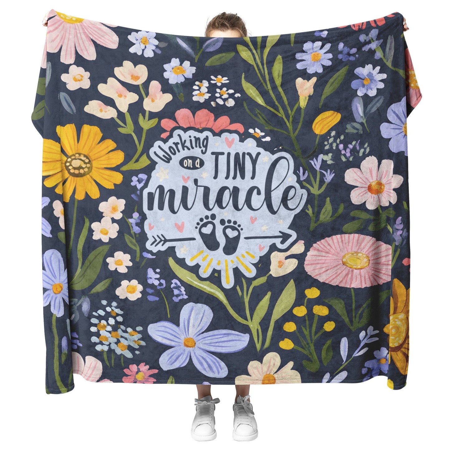 IVF Gifts, Creating A Tiny Miracle Transfer Day Blanket, Fertility Gifts For Surrogate, Egg Retrieval Day Blankets teelaunch