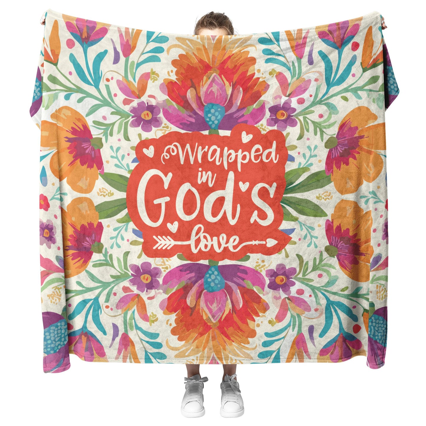 Christian Gifts, Faith Over Fear, Jesus Loves You, Love Like Jesus, Christian Artwork Blankets teelaunch