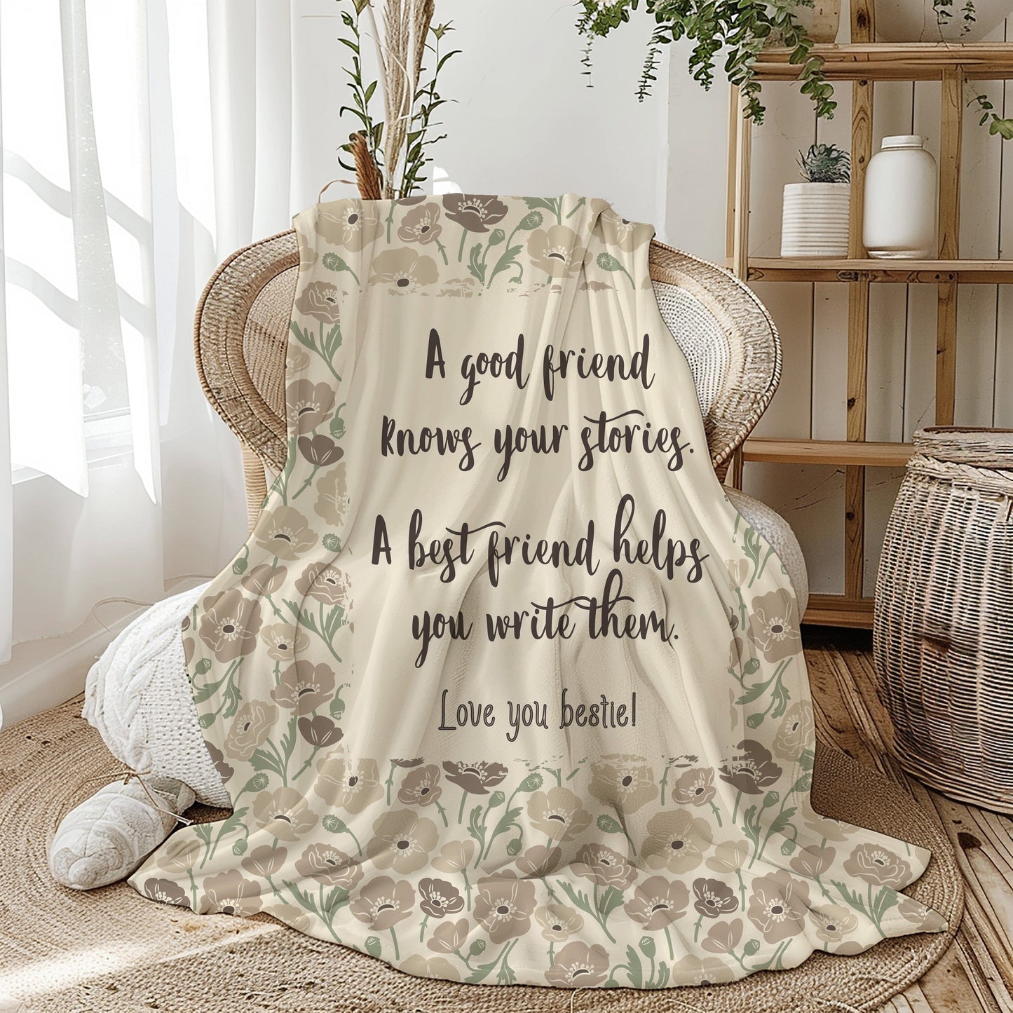 Best Friend Gifts - Sherpa Fleece Blanket Blankets teelaunch