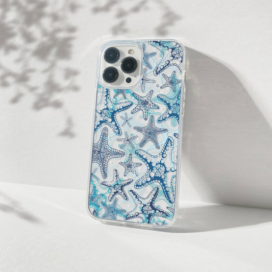 Starfish Clear Phone Cases, Summer Ocean Inspired Phone Cases Compatible with most iPhone and Samsung Models Phone Case Printify