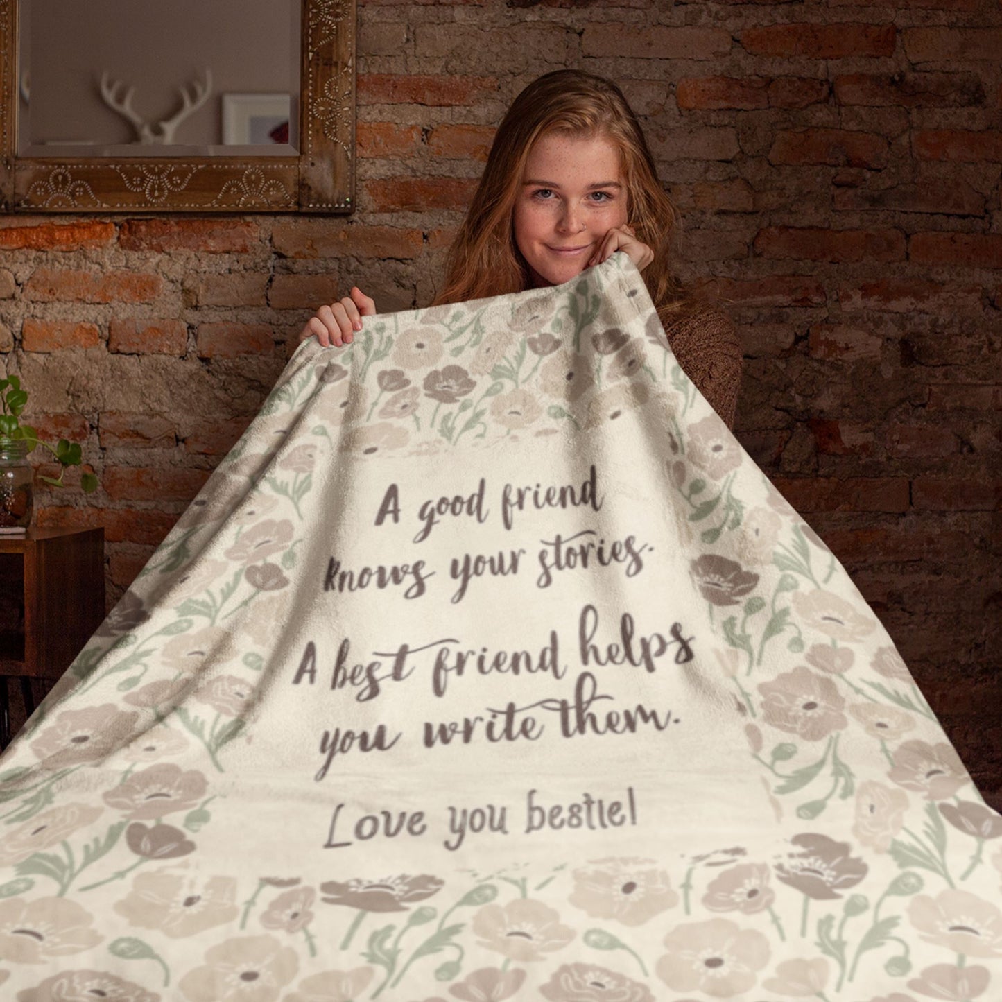 Best Friend Gifts - Sherpa Fleece Blanket Blankets teelaunch