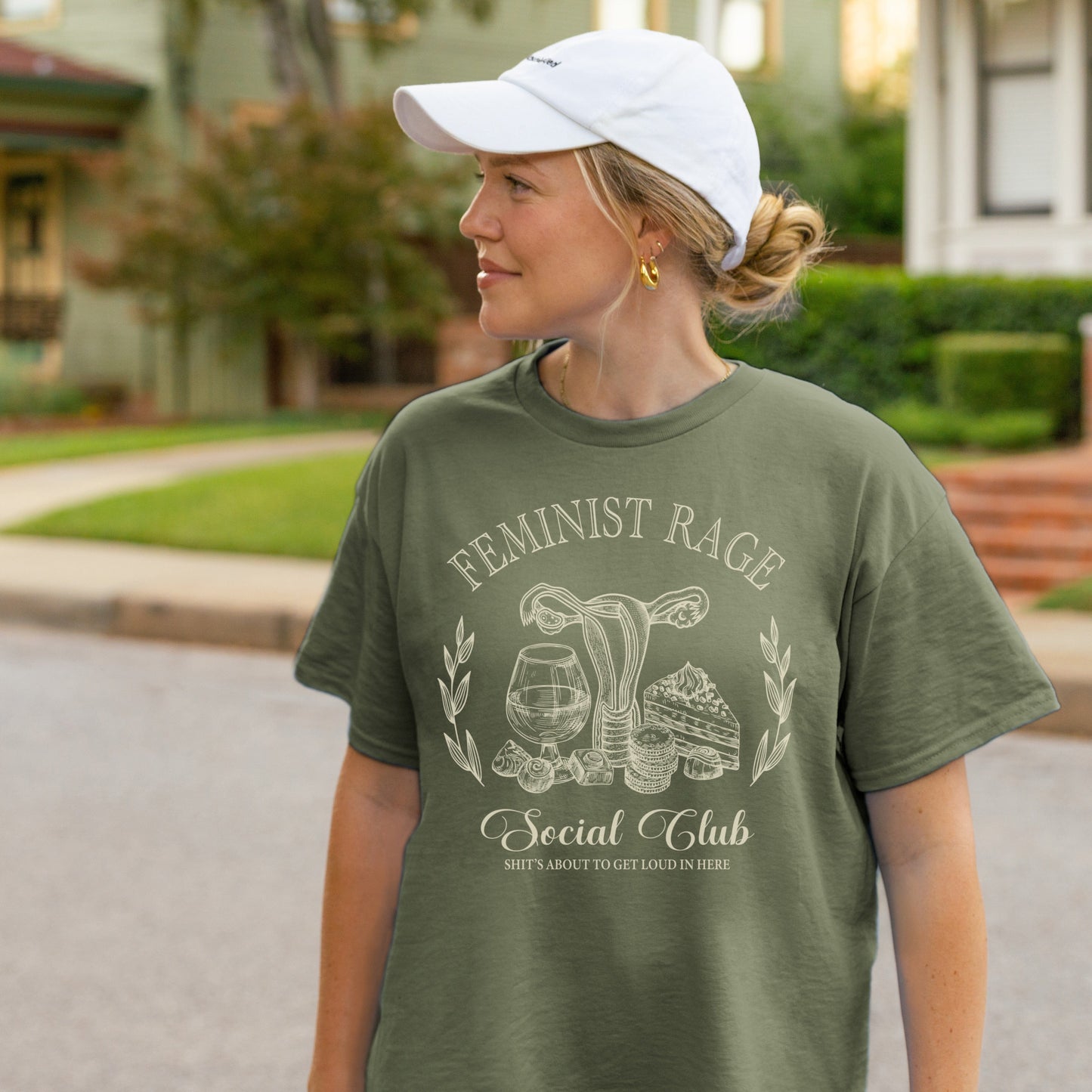 Feminist Rage Shirt ~ Equal Rights Social Club Shirts T-Shirt Printify