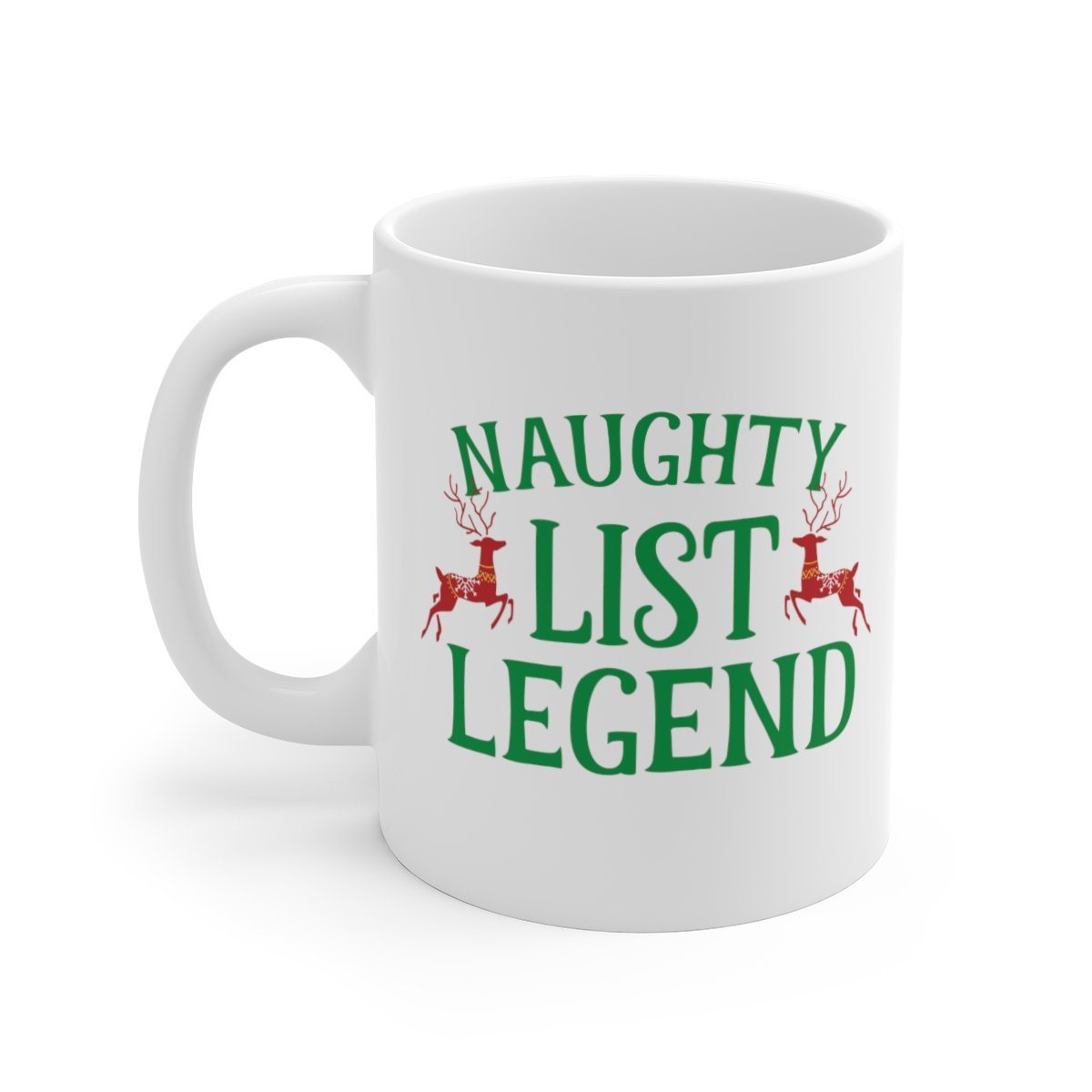 Naughty List Legend Holiday Novelty Mug