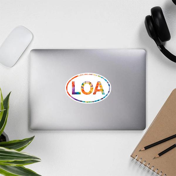 Love One Another Vinyl Sticker