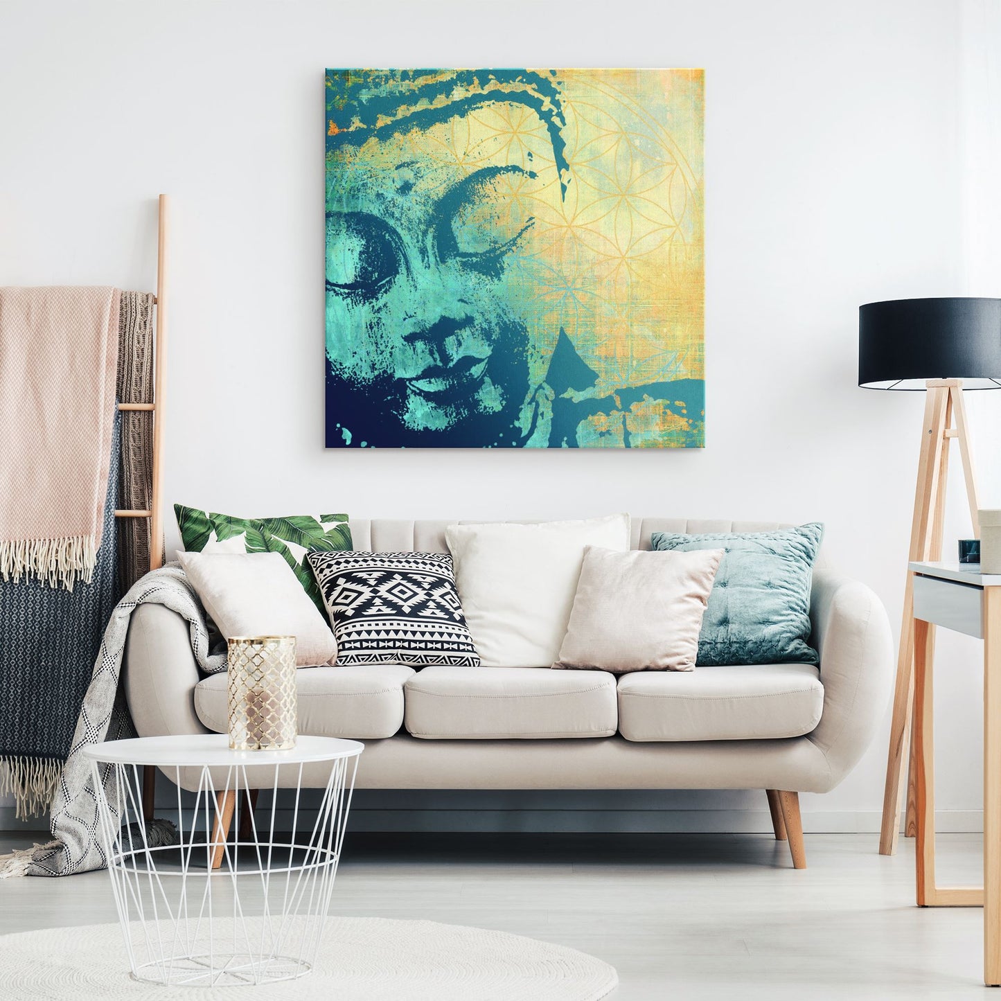 Tree Of Life Buddha Canvas Print