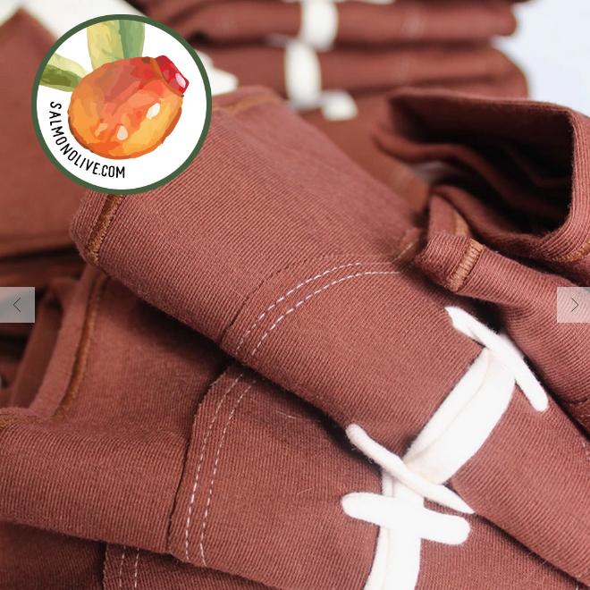 Newborn Baby Boy Costume • Football Infant Swaddle Blanket Salmon Olive