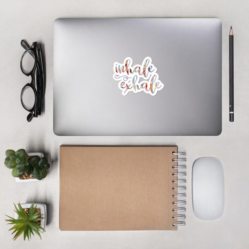 Inhale Exhale Inspirational Sticker