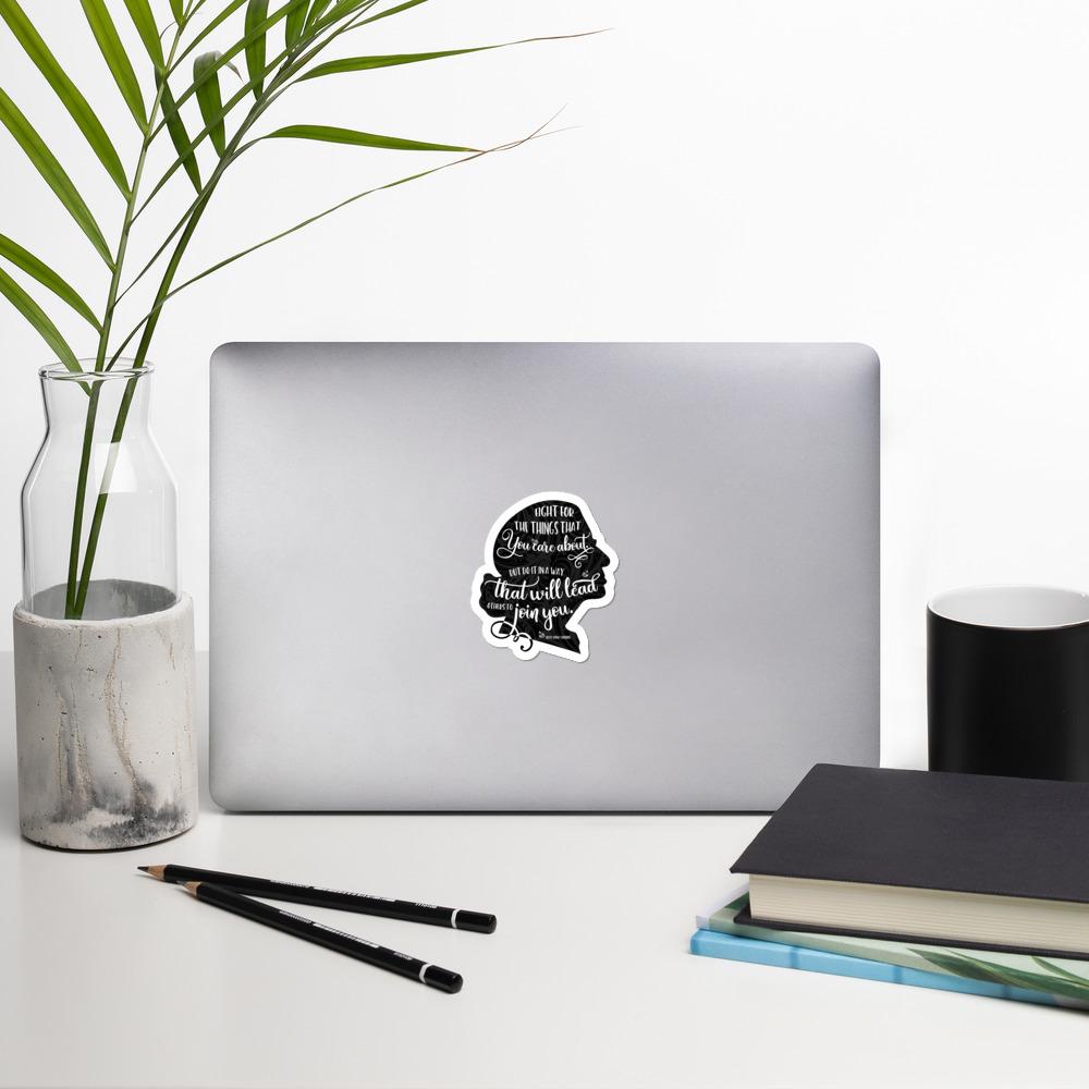 Ruth Bader Ginsburg Fight For The Things You Care About Sticker