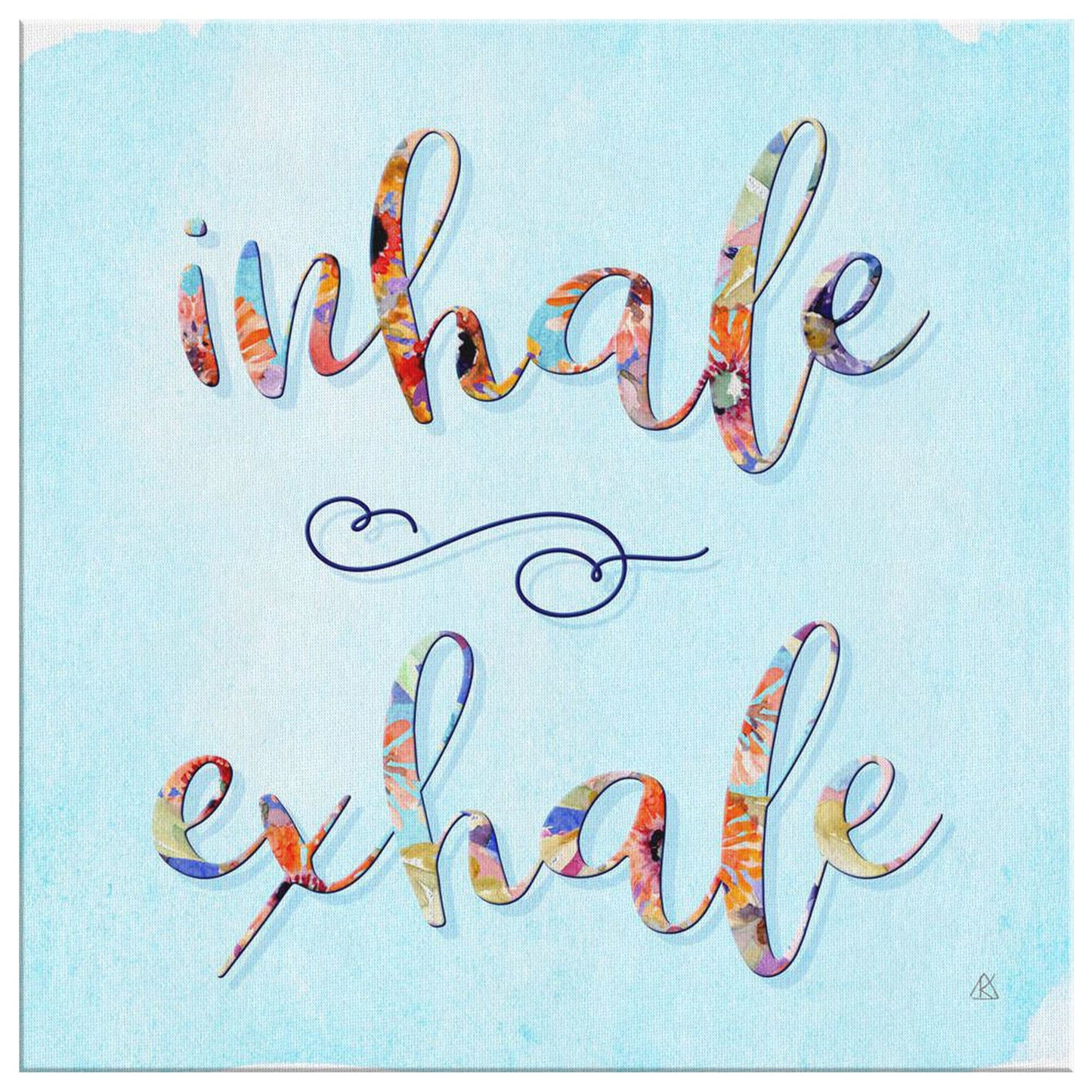 INHALE EXHALE Zen Wall Art Aesthetic Room Decor