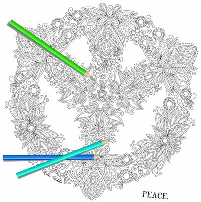 Receiving Peace - July Coloring Contest