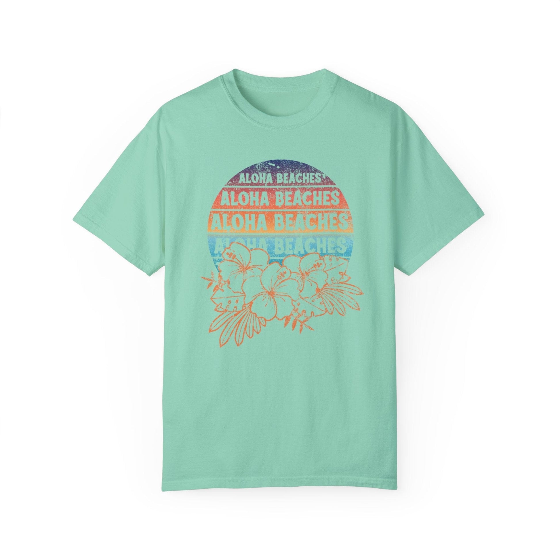Mermaidcore Aloha Beaches Shirt, Coconut Girl Aesthetic, Ocean Inspired Style, VSCO Clothing, Y2K Shirts, Teenage Girl Gift T-Shirt Printify Island Reef S 