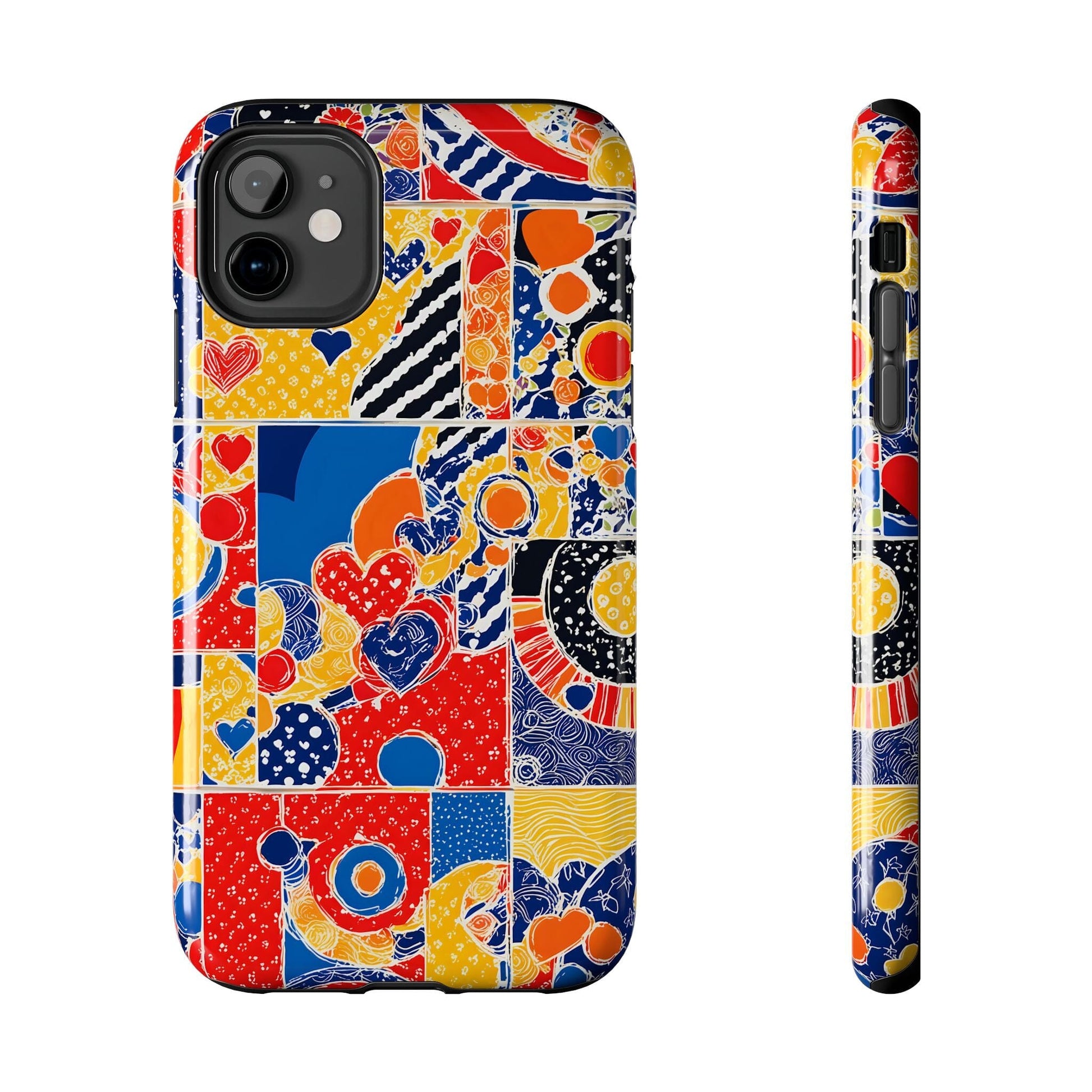 iPhone 16 Pro Case, Collage Phonecase, Mosaic Phone Case, s24 Ultra Case Phone Case Printify iPhone 11 