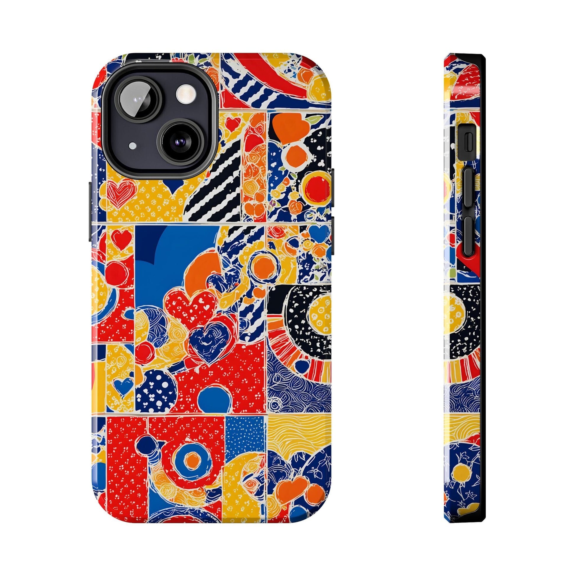 iPhone 16 Pro Case, Collage Phonecase, Mosaic Phone Case, s24 Ultra Case Phone Case Printify iPhone 13 Mini 