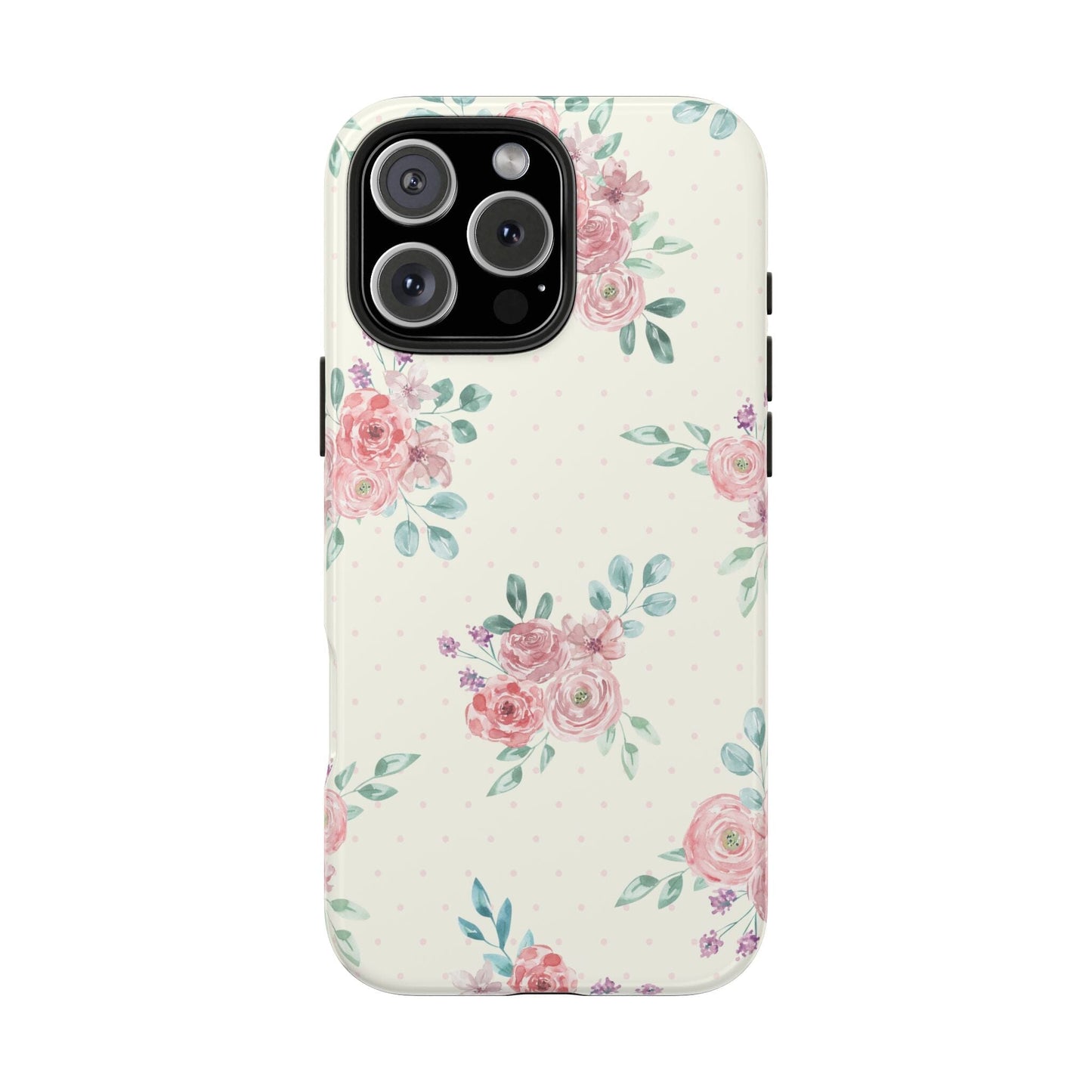 Vanilla Coquette Phone Case, Vintage Floral Phonecases, Summer Phone Cases, Cute Trendy Flower iPhone Case for 12 Mini 13 14 Pro 15 Pro Max Phone Case Printify iPhone 16 Pro Max 