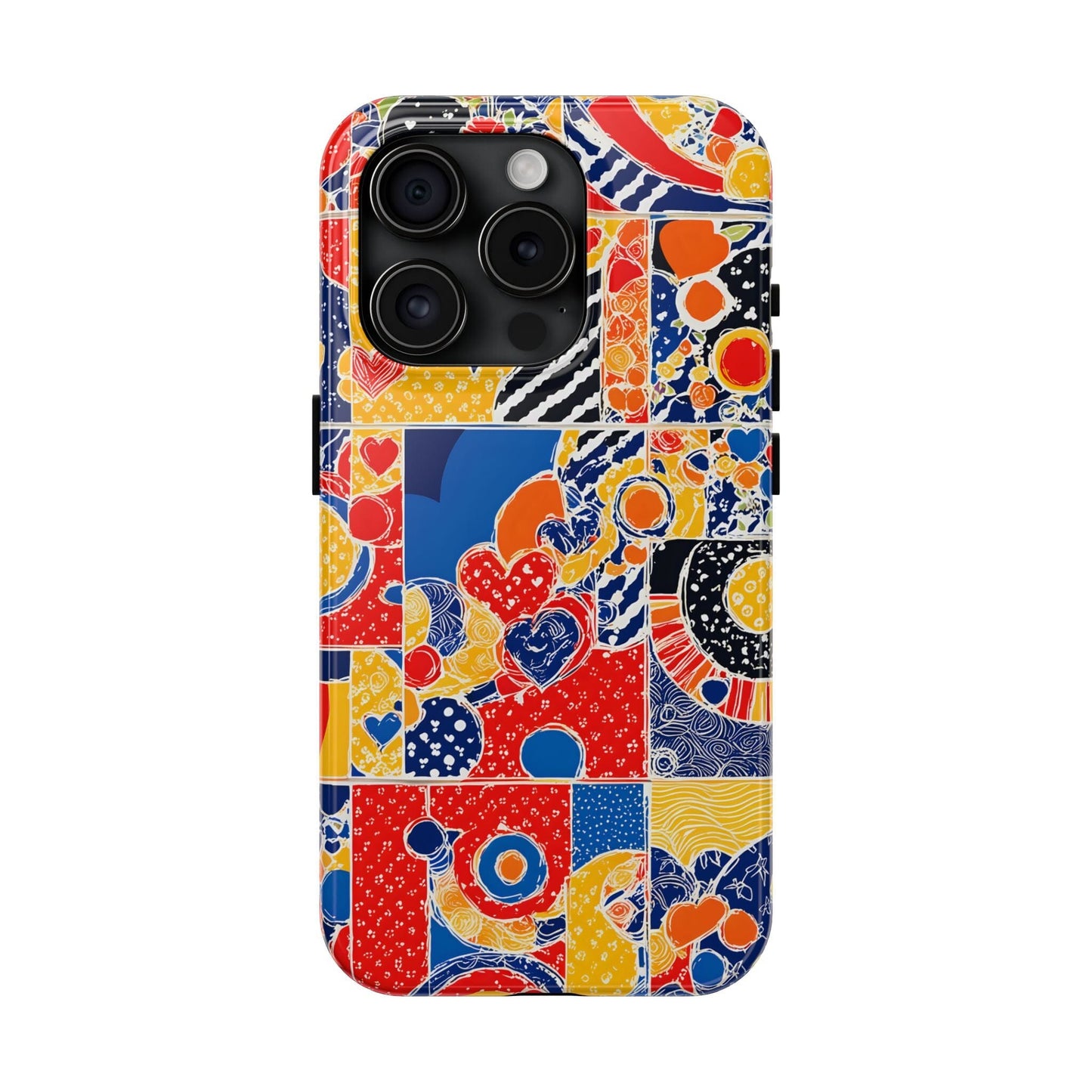 iPhone 16 Pro Case, Collage Phonecase, Mosaic Phone Case, s24 Ultra Case Phone Case Printify iPhone 15 Pro 