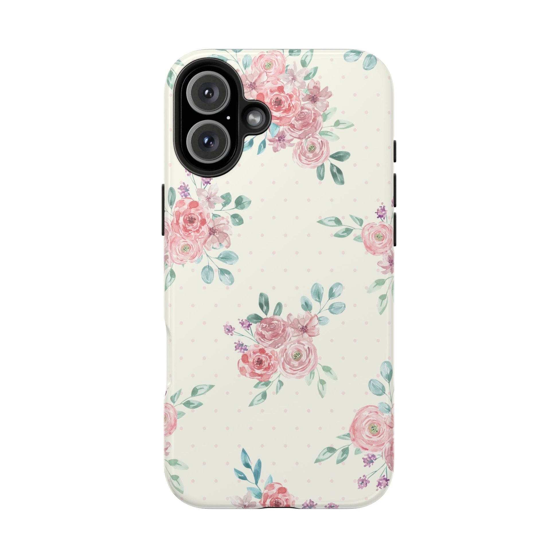 Vanilla Coquette Phone Case, Vintage Floral Phonecases, Summer Phone Cases, Cute Trendy Flower iPhone Case for 12 Mini 13 14 Pro 15 Pro Max Phone Case Printify iPhone 16 Plus 