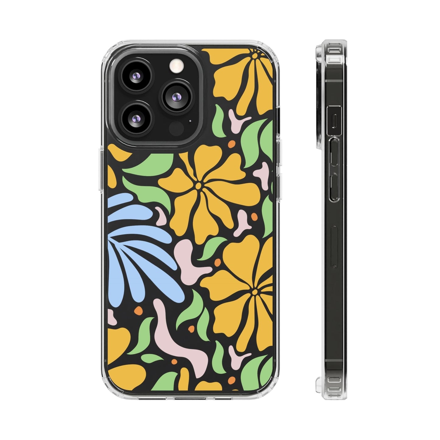 Matisse Floral Phone Case, Flower Market Phone Case, Clear Groovy Retro Flower iPhone Case for iPhone 12 mini, iPhone 13 Pro, iPhone 14 Phone Case Printify iPhone 13 Pro Without gift packaging 