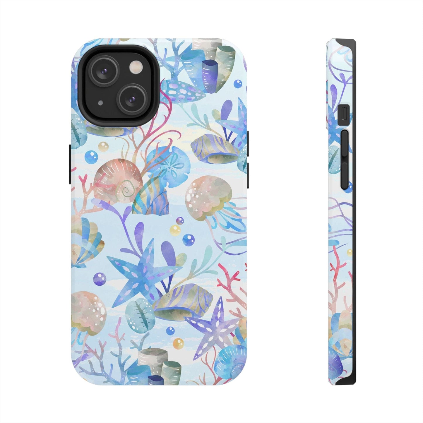 Vintage Seashell Phone Case • Beachy Summer Vibes Phone Case, Ocean Inspired Style fits most iPhone and Samsung Phones Phone Case Printify iPhone 14 