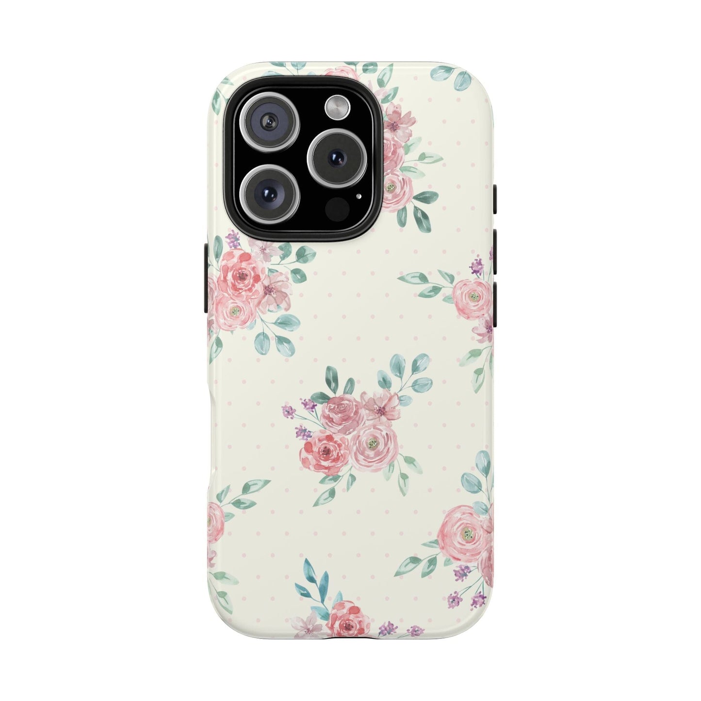 Vanilla Coquette Phone Case, Vintage Floral Phonecases, Summer Phone Cases, Cute Trendy Flower iPhone Case for 12 Mini 13 14 Pro 15 Pro Max Phone Case Printify iPhone 16 Pro 