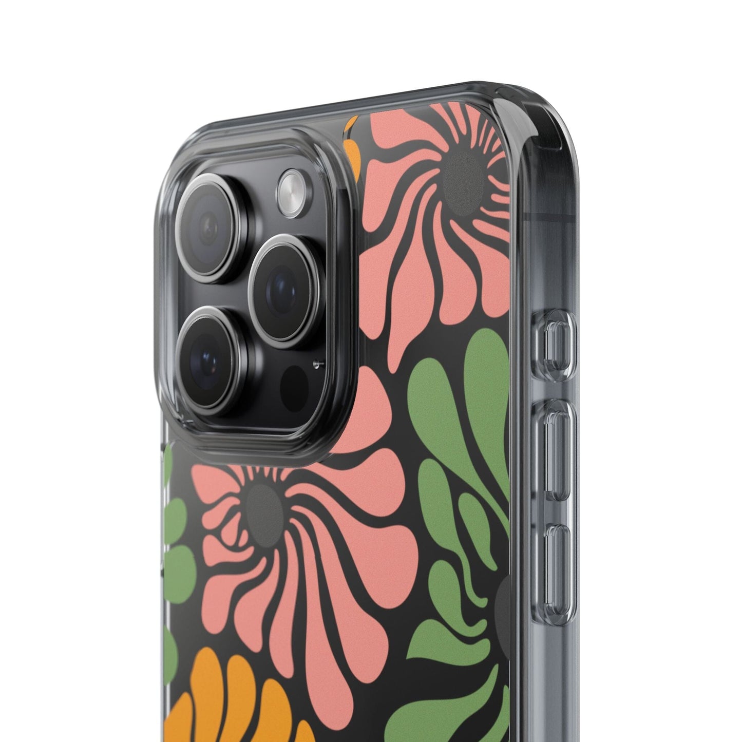 Retro Flower Phone Case, Hippie Boho Clear Phone Case, Matisse Flower Market Daisies Phonecase for iPhone 12, iPhone 13, iPhone 14 & Samsung Phone Case Printify 