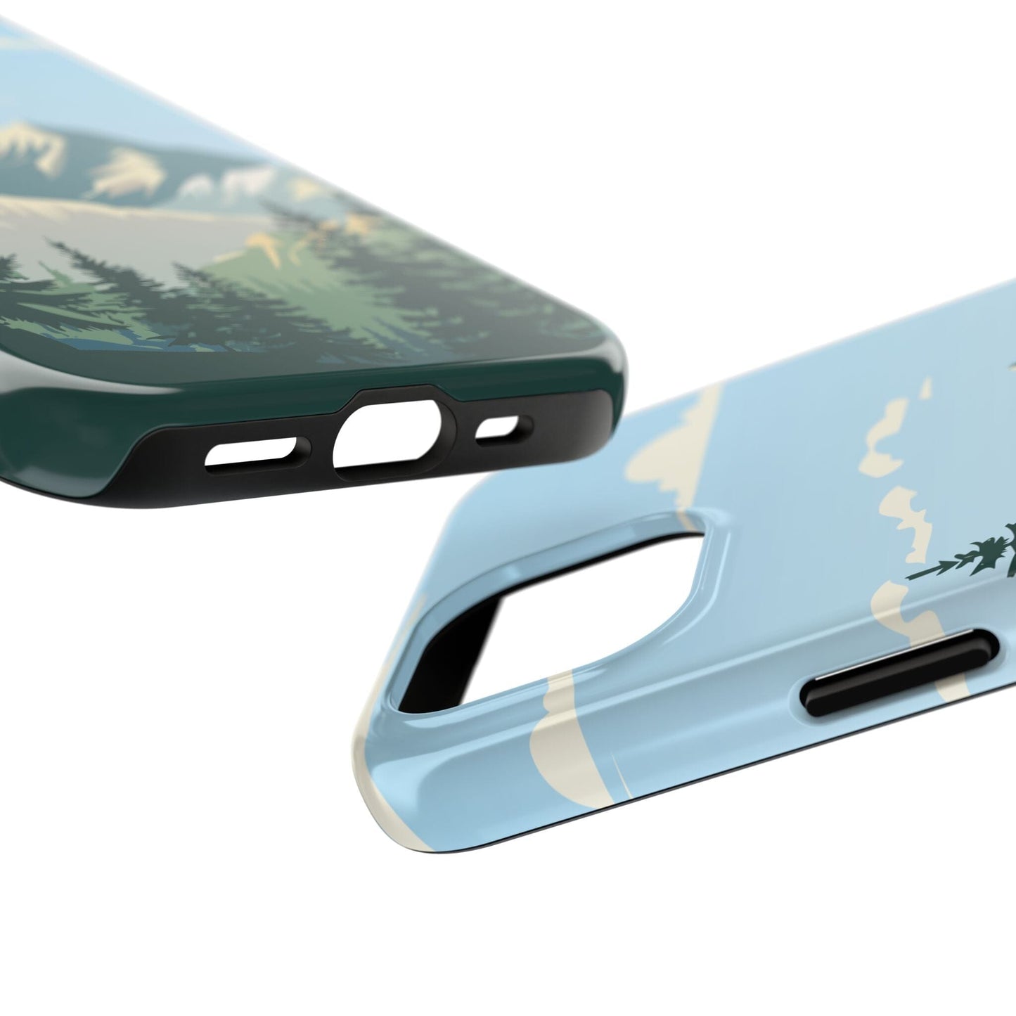 Tough Phone Cases • The Mountains Are Calling Phone Cases Designed to fit iPhone and Samsung Phone Case Printify 