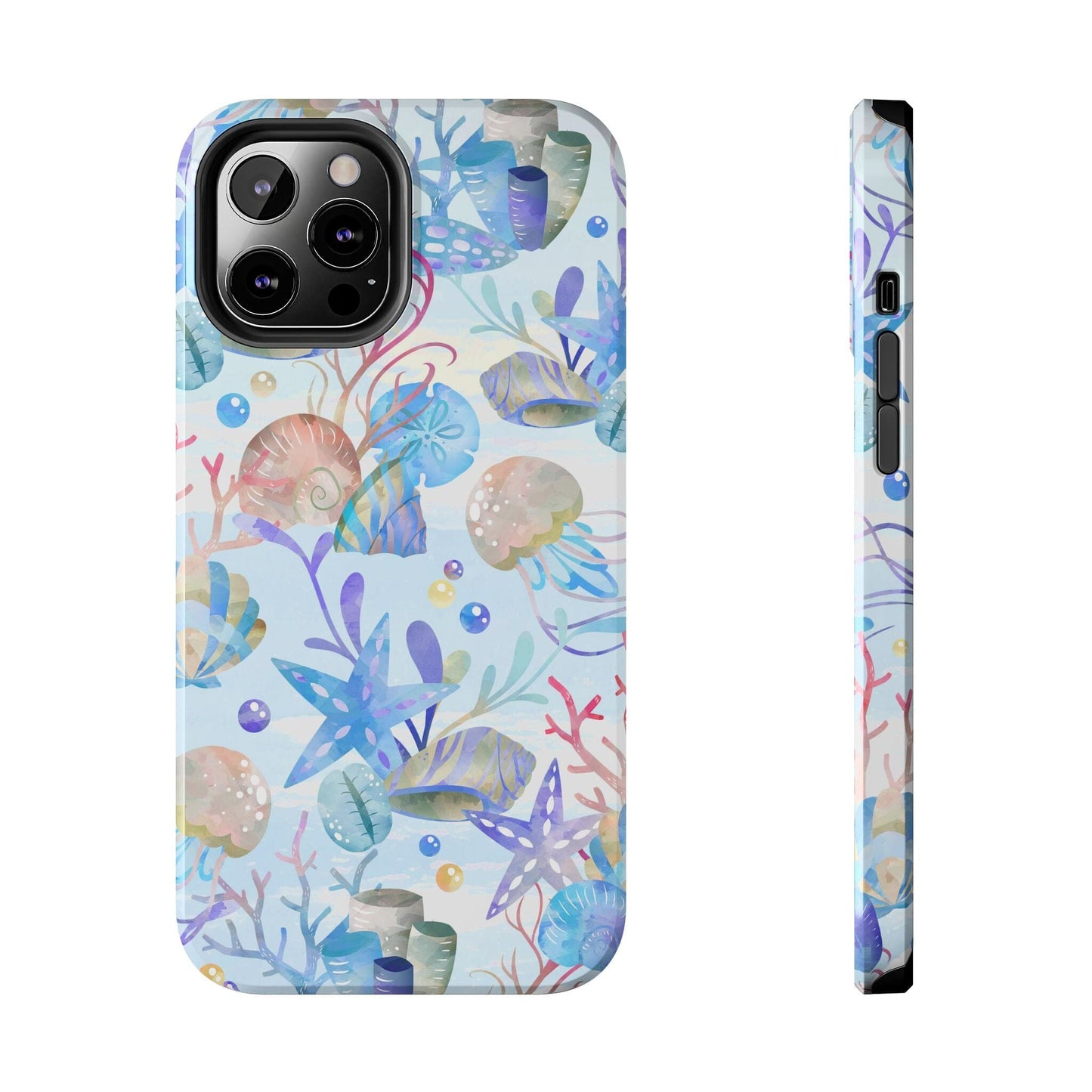 Vintage Seashell Phone Case • Beachy Summer Vibes Phone Case, Ocean Inspired Style fits most iPhone and Samsung Phones Phone Case Printify iPhone 12 Pro Max 