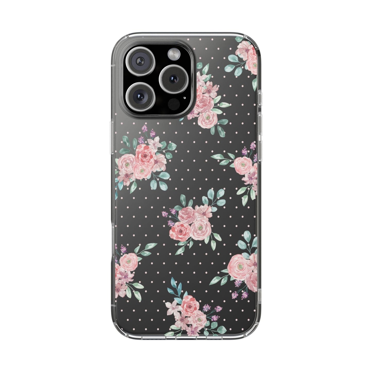 Grandma Core Aesthetic Clear Floral Phone Case • Designed to fit most iPhone and Samsung Phones Phone Case Printify iPhone 16 Pro Max Without gift packaging 