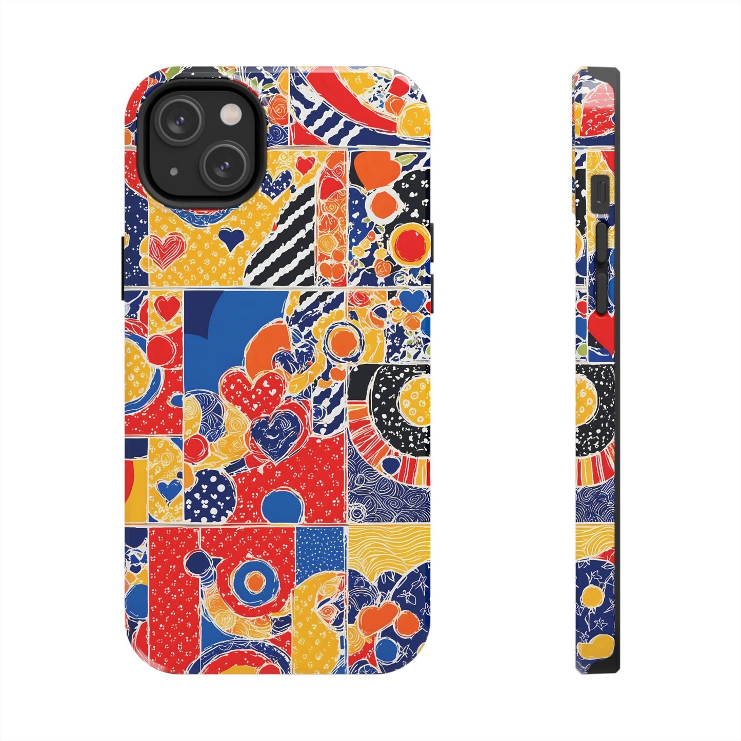 iPhone 16 Pro Case, Collage Phonecase, Mosaic Phone Case, s24 Ultra Case Phone Case Printify iPhone 14 Plus 