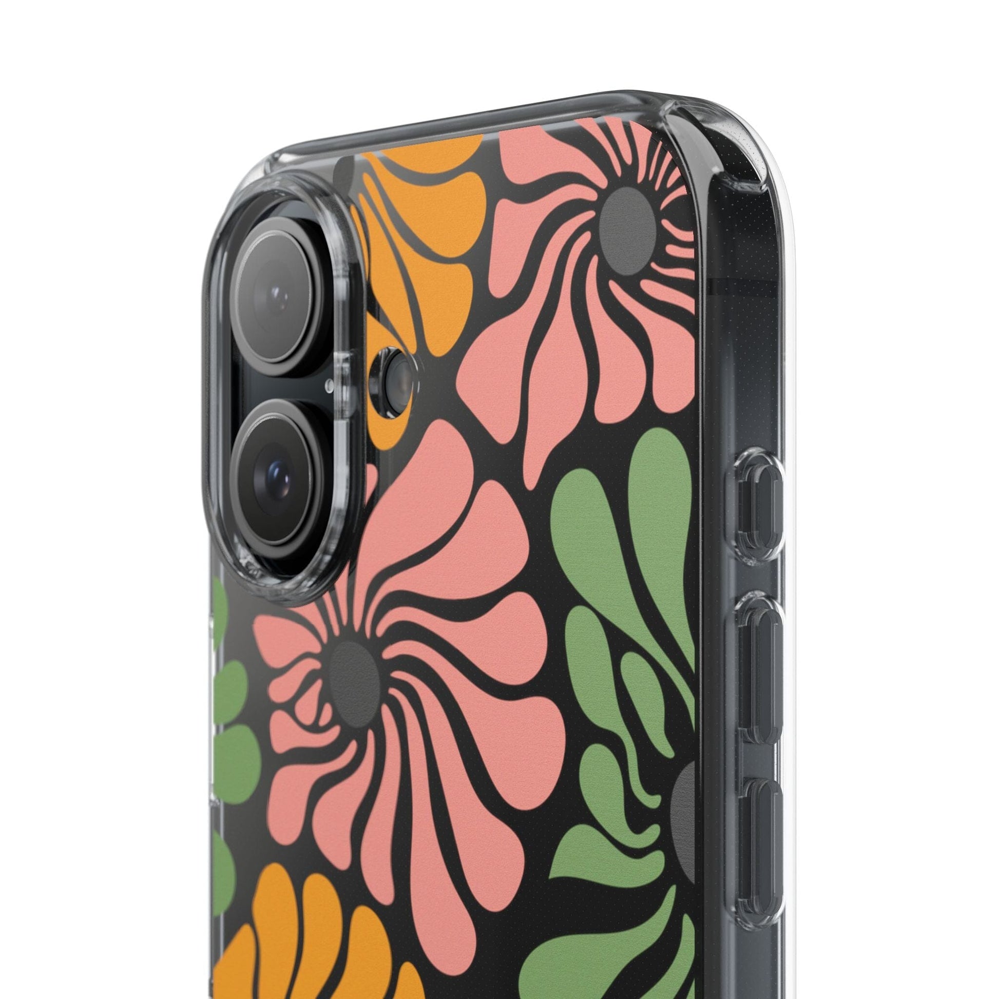 Retro Flower Phone Case, Hippie Boho Clear Phone Case, Matisse Flower Market Daisies Phonecase for iPhone 12, iPhone 13, iPhone 14 & Samsung Phone Case Printify 