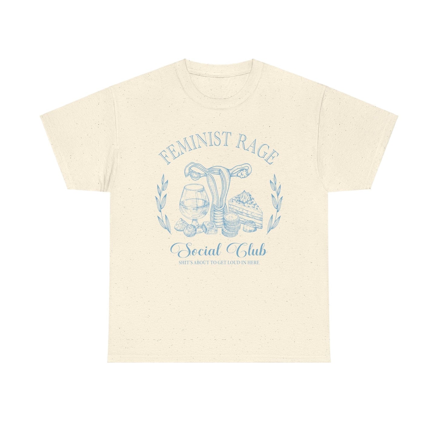 Feminist Rage Shirt ~ Equal Rights Social Club Shirts T-Shirt Printify Natural S 