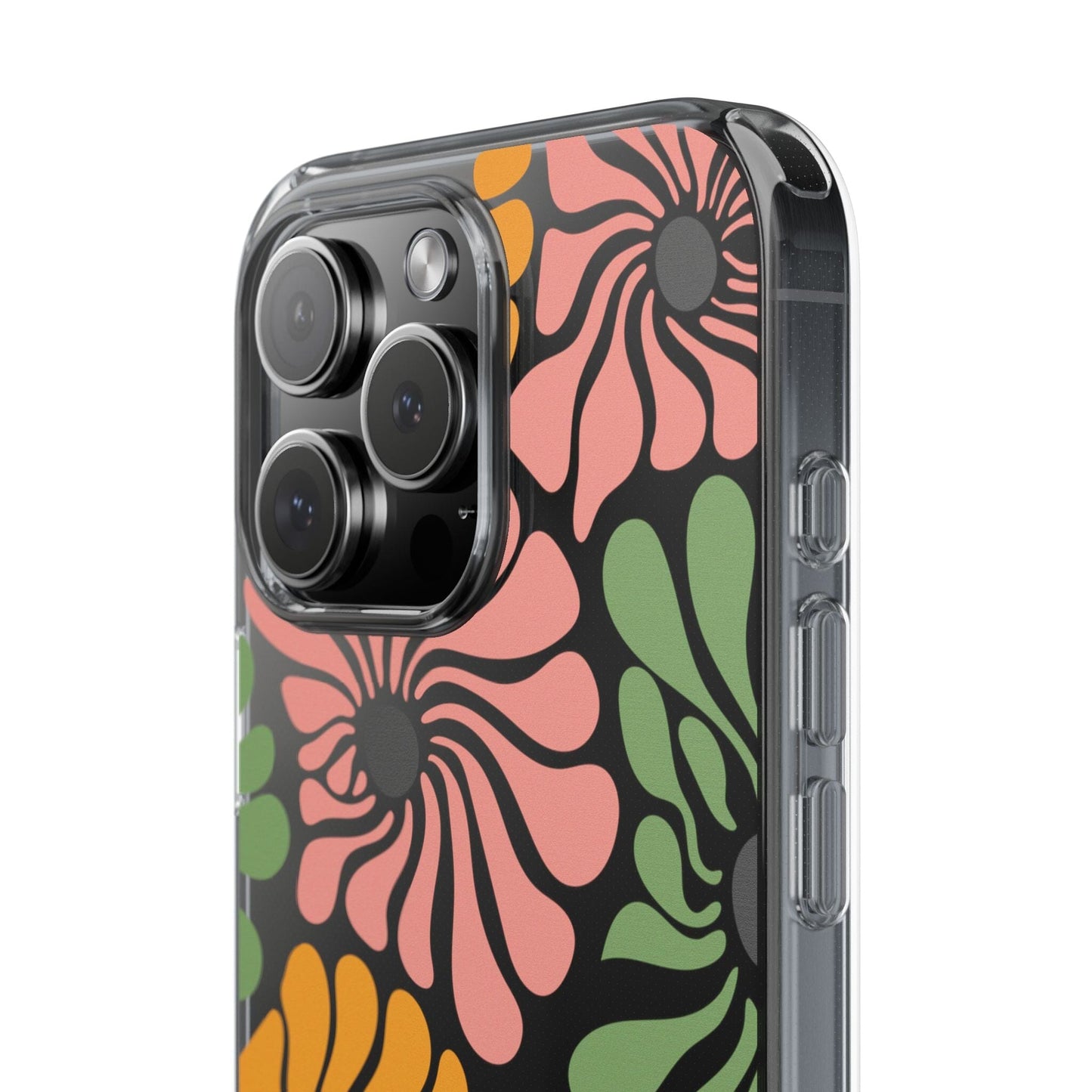 Retro Flower Phone Case, Hippie Boho Clear Phone Case, Matisse Flower Market Daisies Phonecase for iPhone 12, iPhone 13, iPhone 14 & Samsung Phone Case Printify 