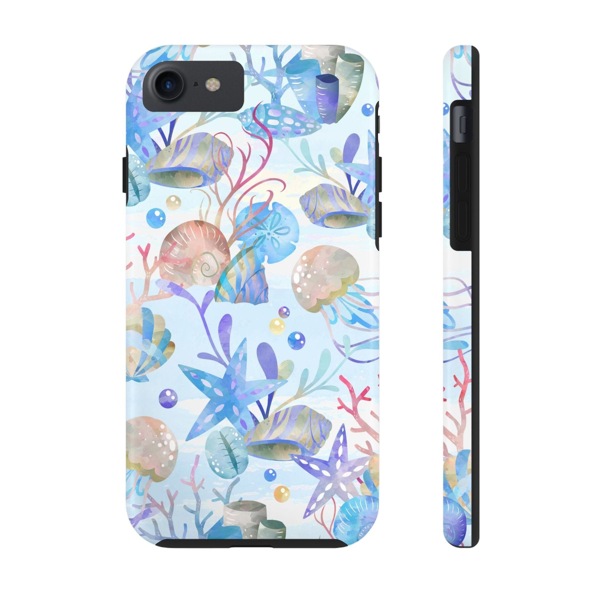 Vintage Seashell Phone Case • Beachy Summer Vibes Phone Case, Ocean Inspired Style fits most iPhone and Samsung Phones Phone Case Printify iPhone 7, iPhone 8, iPhone SE 