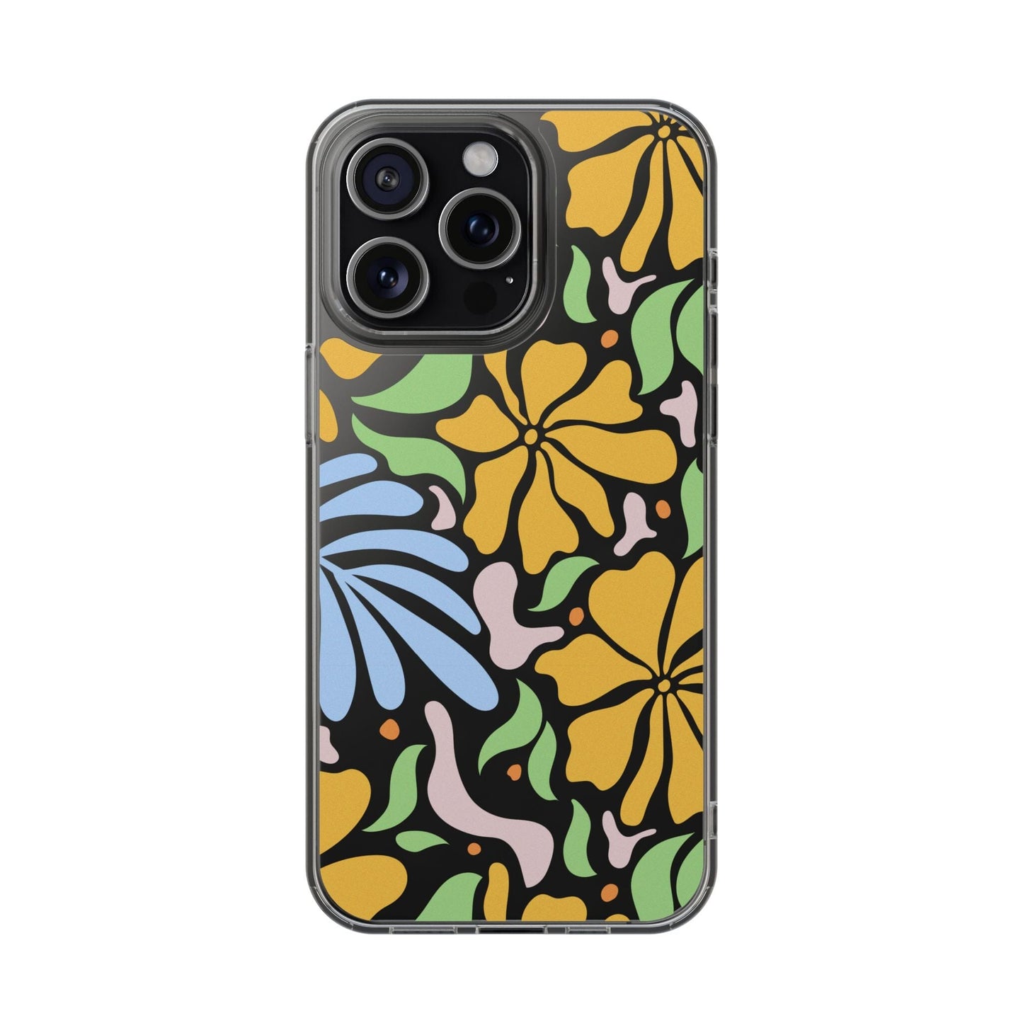 Matisse Floral Phone Case, Flower Market Phone Case, Clear Groovy Retro Flower iPhone Case for iPhone 12 mini, iPhone 13 Pro, iPhone 14 Phone Case Printify iPhone 15 Pro Max Without gift packaging 