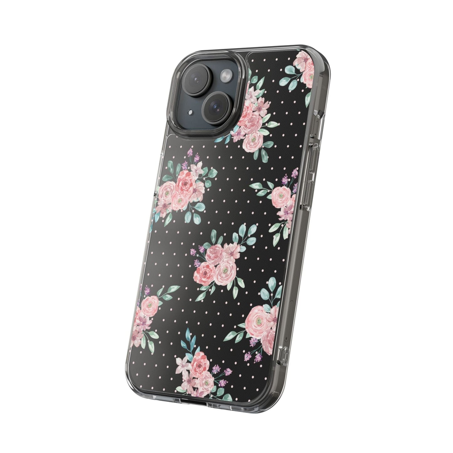 Grandma Core Aesthetic Clear Floral Phone Case • Designed to fit most iPhone and Samsung Phones Phone Case Printify 