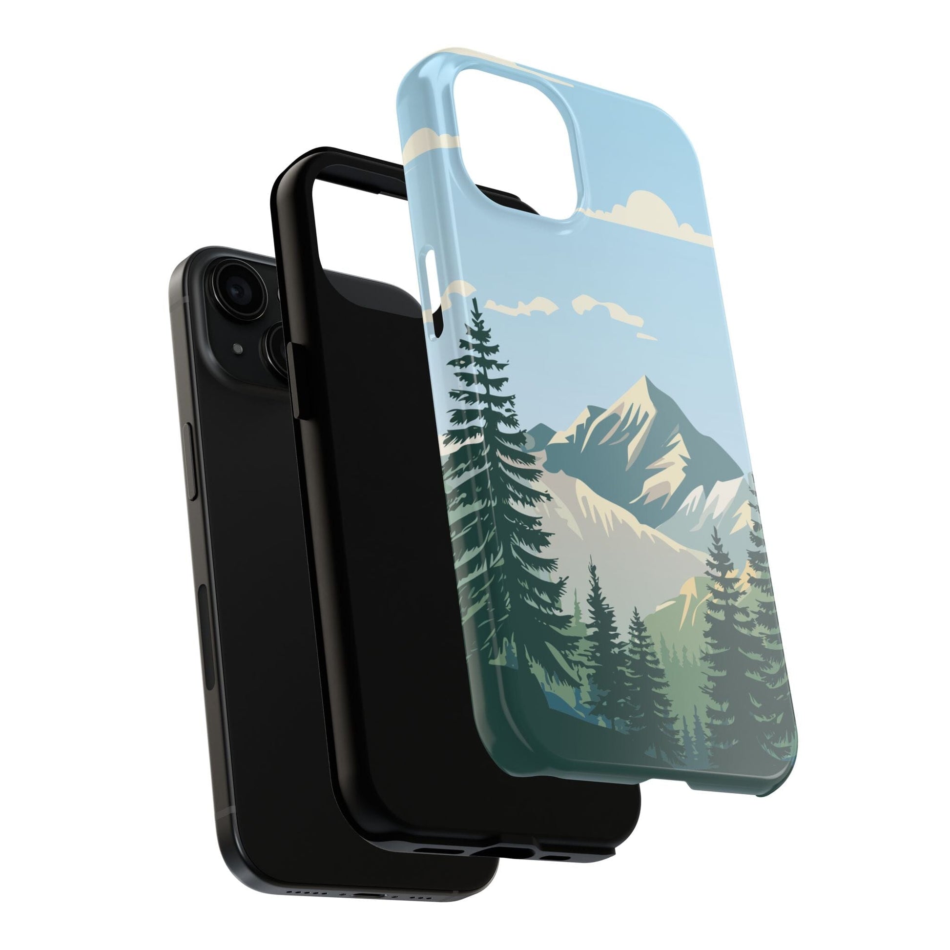 Tough Phone Cases • The Mountains Are Calling Phone Cases Designed to fit iPhone and Samsung Phone Case Printify 