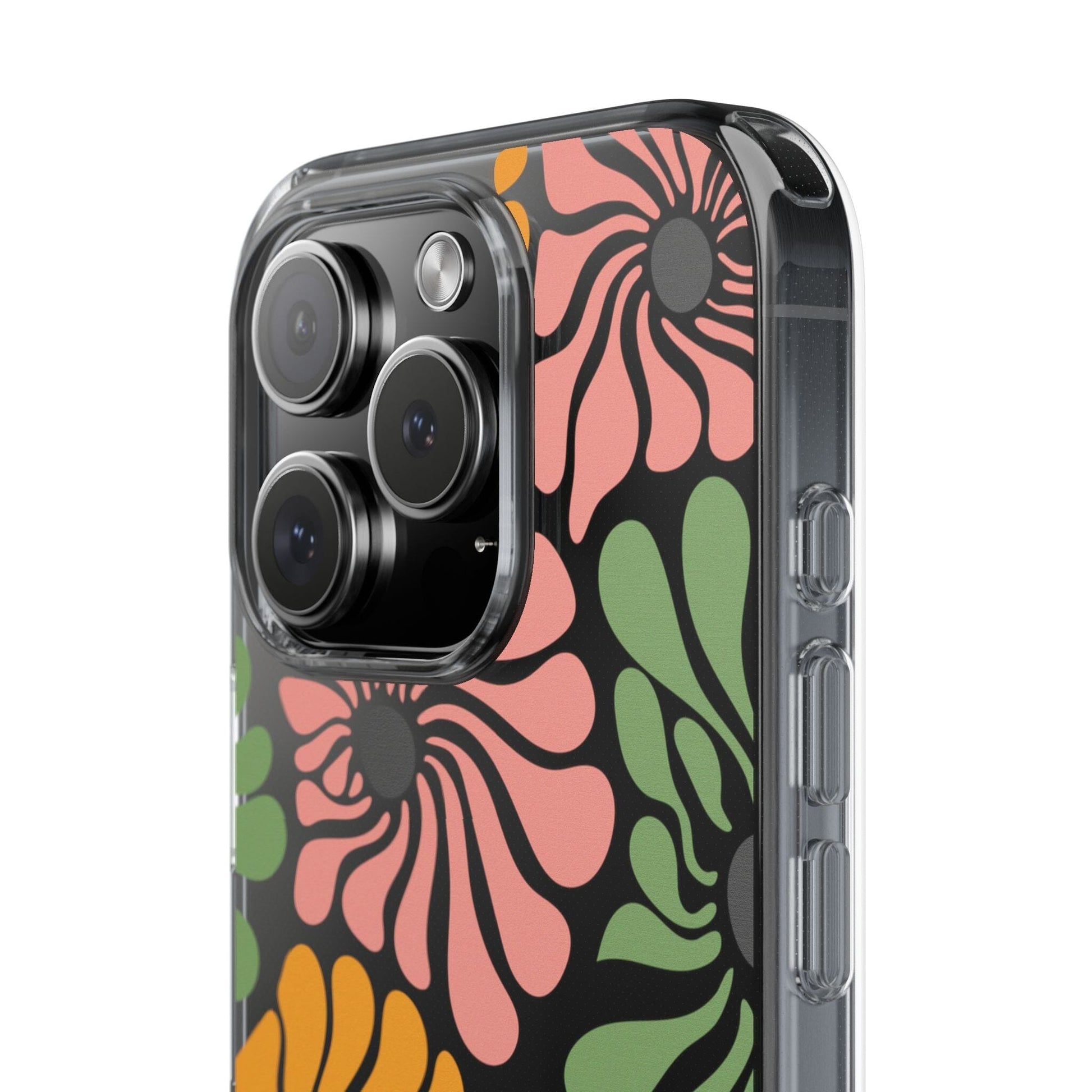 Retro Flower Phone Case, Hippie Boho Clear Phone Case, Matisse Flower Market Daisies Phonecase for iPhone 12, iPhone 13, iPhone 14 & Samsung Phone Case Printify 