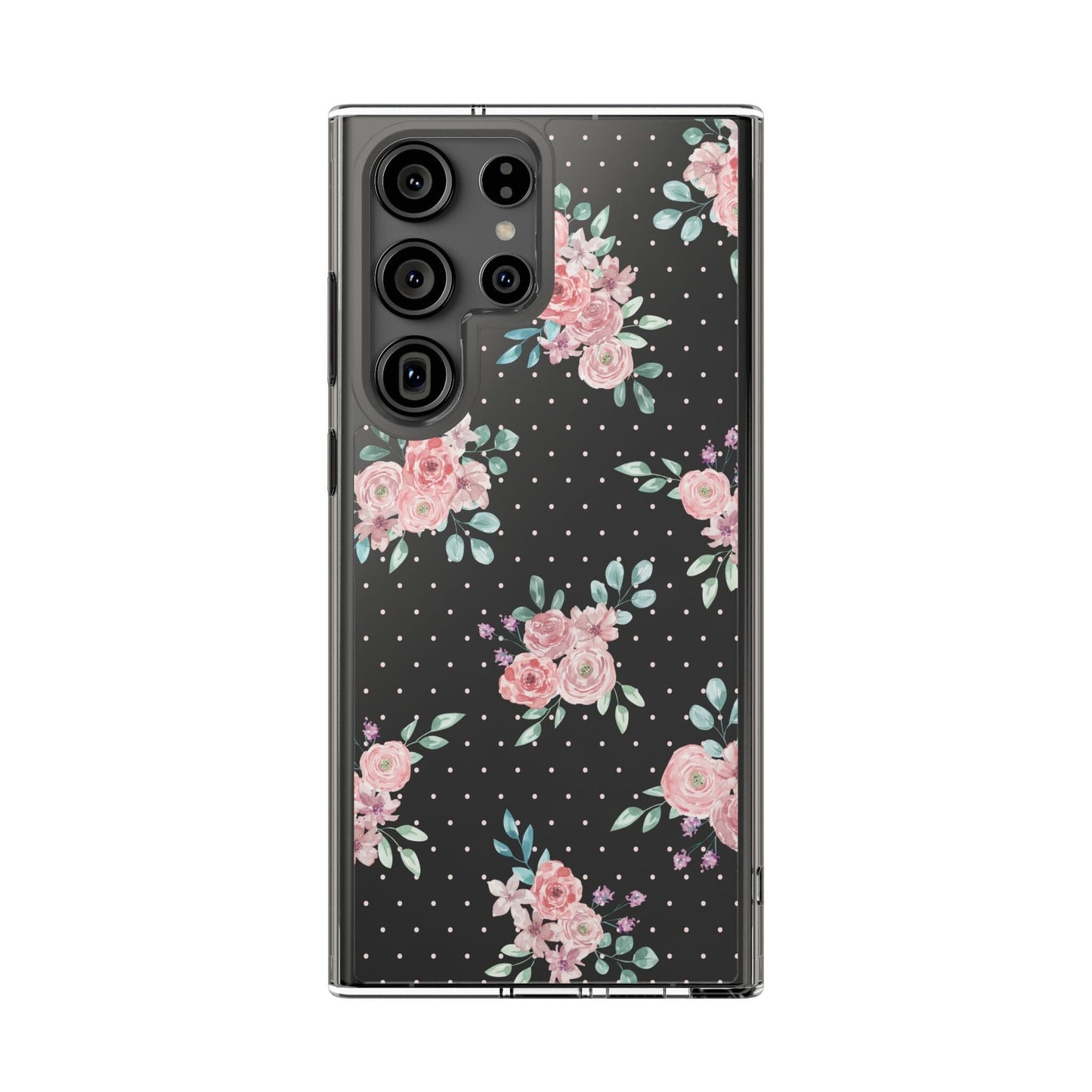 Grandma Core Aesthetic Clear Floral Phone Case • Designed to fit most iPhone and Samsung Phones Phone Case Printify Samsung Galaxy S23 Ultra Without gift packaging 