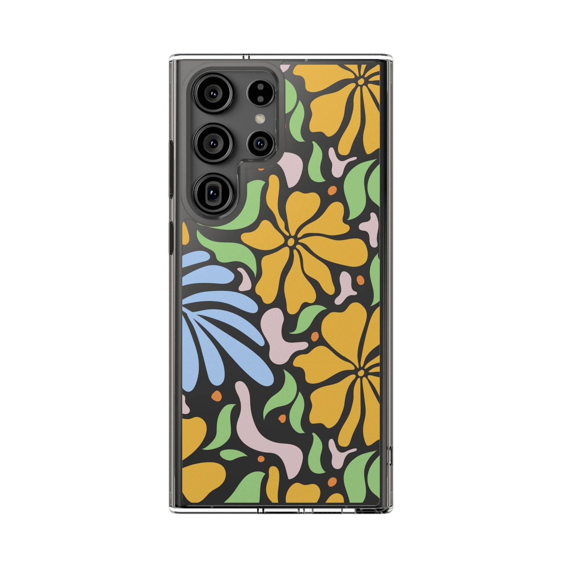 Matisse Floral Phone Case, Flower Market Phone Case, Clear Groovy Retro Flower iPhone Case for iPhone 12 mini, iPhone 13 Pro, iPhone 14 Phone Case Printify Samsung Galaxy S23 Ultra Without gift packaging 