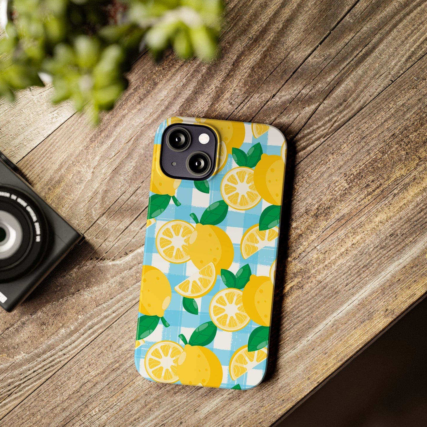 Lemon Fruit Phone Case, Summer Phone Cases Compatible with most iPhone and Samsung Galaxy Models Phone Case Printify 