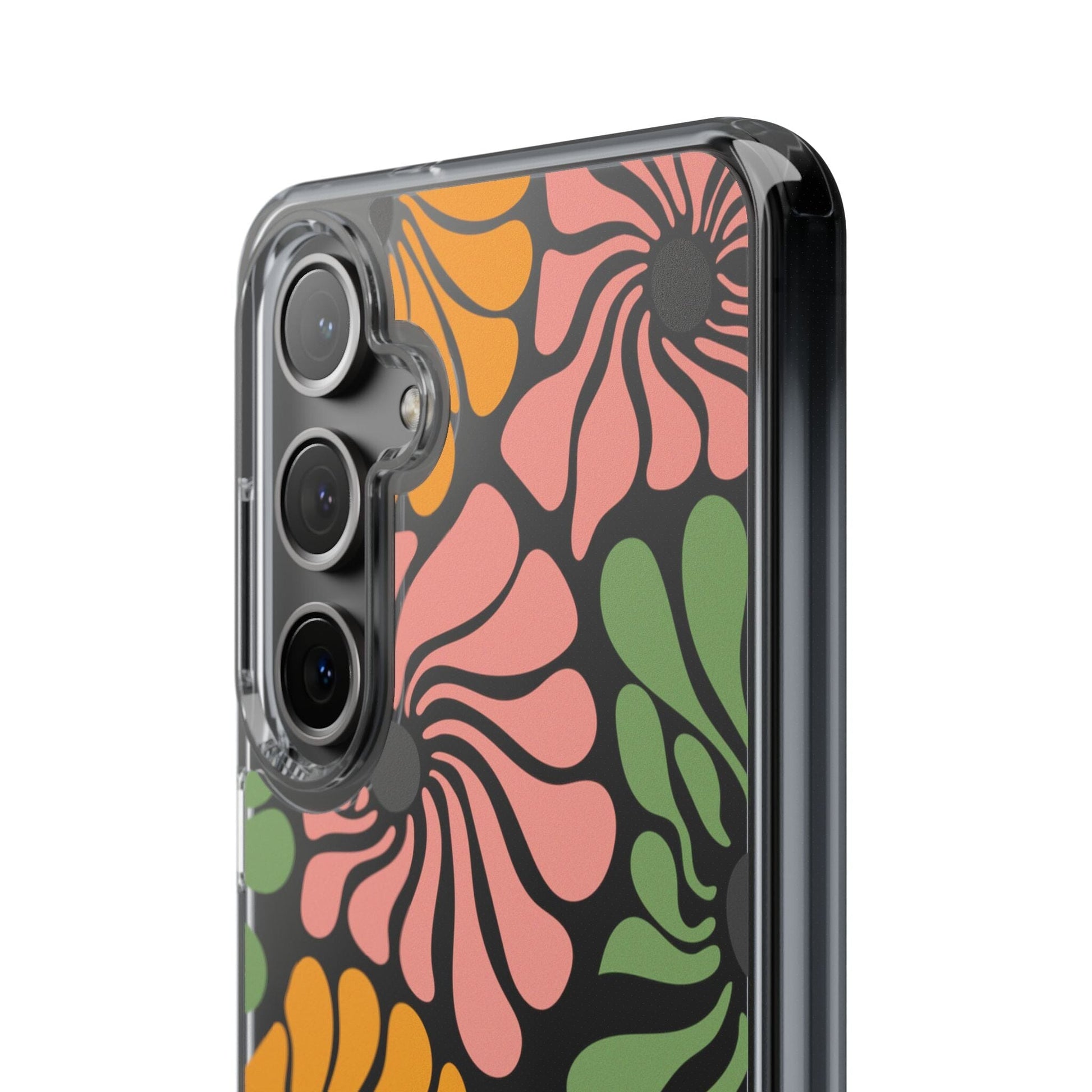 Retro Flower Phone Case, Hippie Boho Clear Phone Case, Matisse Flower Market Daisies Phonecase for iPhone 12, iPhone 13, iPhone 14 & Samsung Phone Case Printify 