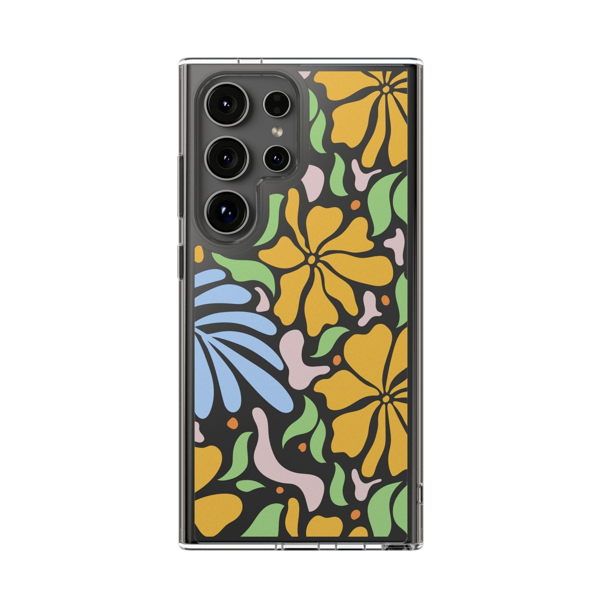 Matisse Floral Phone Case, Flower Market Phone Case, Clear Groovy Retro Flower iPhone Case for iPhone 12 mini, iPhone 13 Pro, iPhone 14 Phone Case Printify Samsung Galaxy S24 Ultra Without gift packaging 