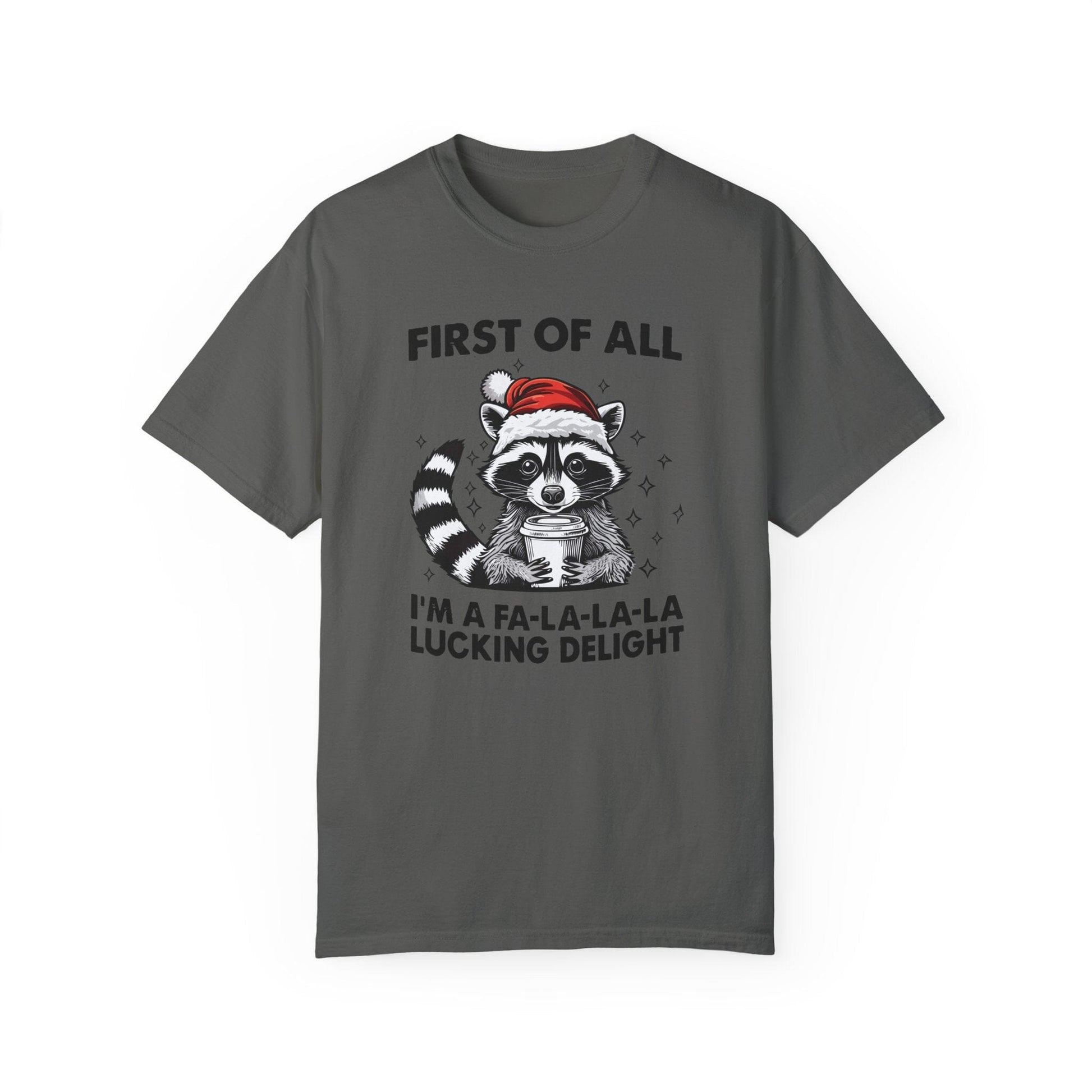 Raccoon Shirt, I'm A Delight Christmas Shirt, T-Shirt Printify Pepper S 