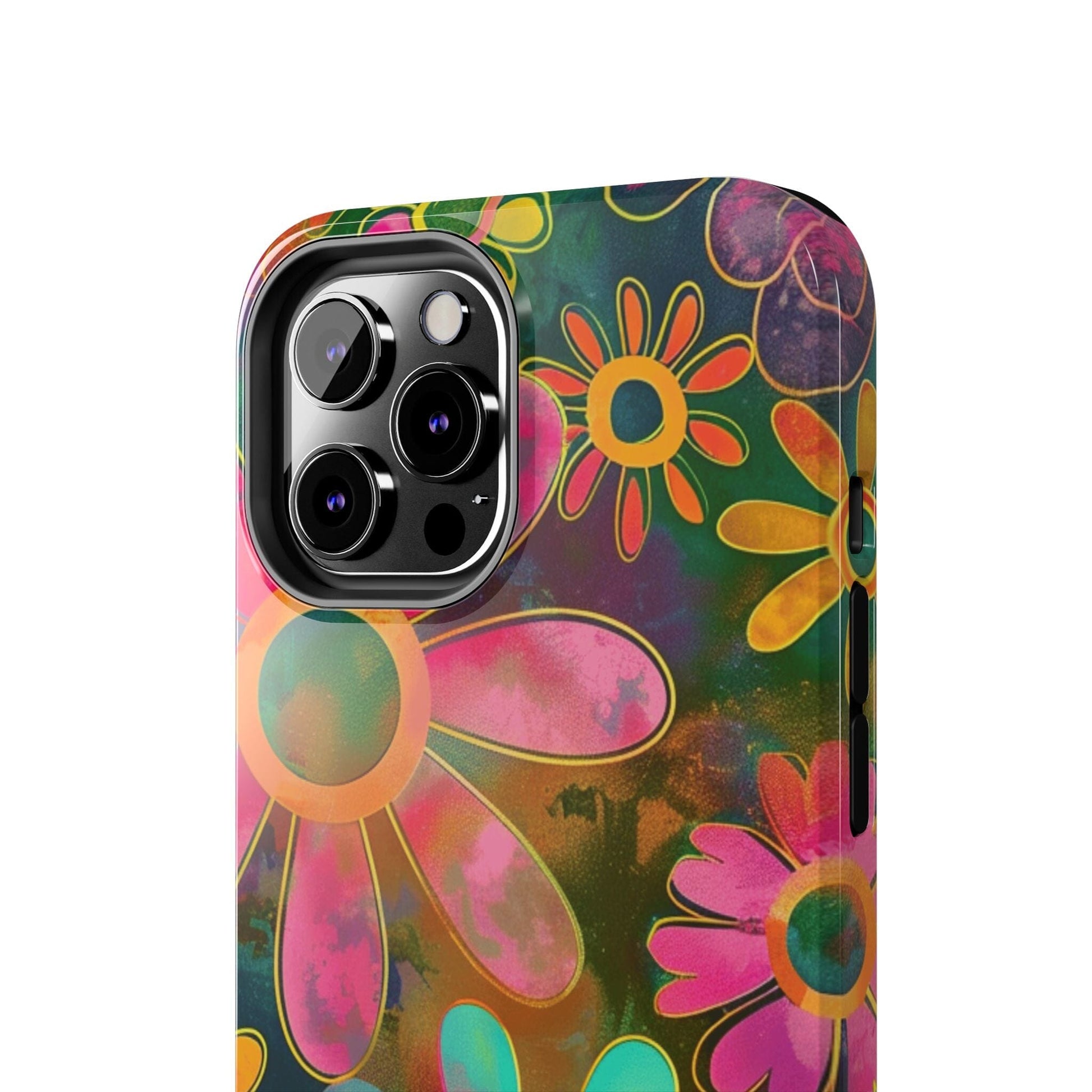 70s Retro Daisy Phone Case • Impact Resistant Cases Designed to fit Most iPhone and Samsung Phones Phone Case Printify 