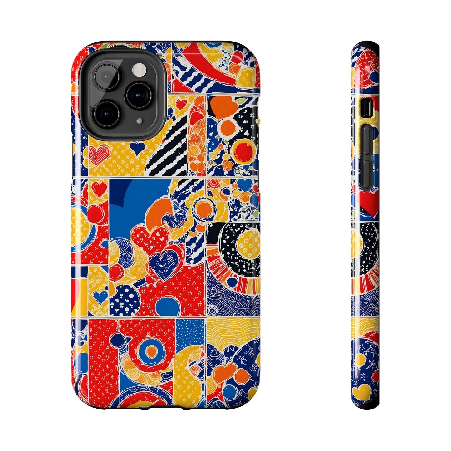 iPhone 16 Pro Case, Collage Phonecase, Mosaic Phone Case, s24 Ultra Case Phone Case Printify iPhone 11 Pro 