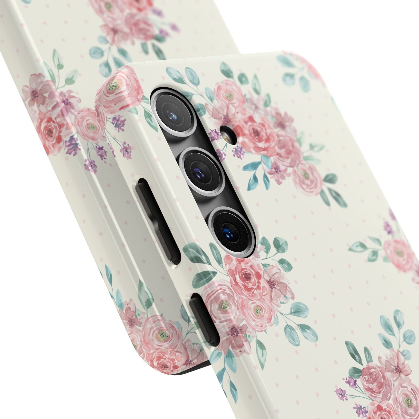 Vanilla Coquette Phone Case, Vintage Floral Phonecases, Summer Phone Cases, Cute Trendy Flower iPhone Case for 12 Mini 13 14 Pro 15 Pro Max Phone Case Printify 